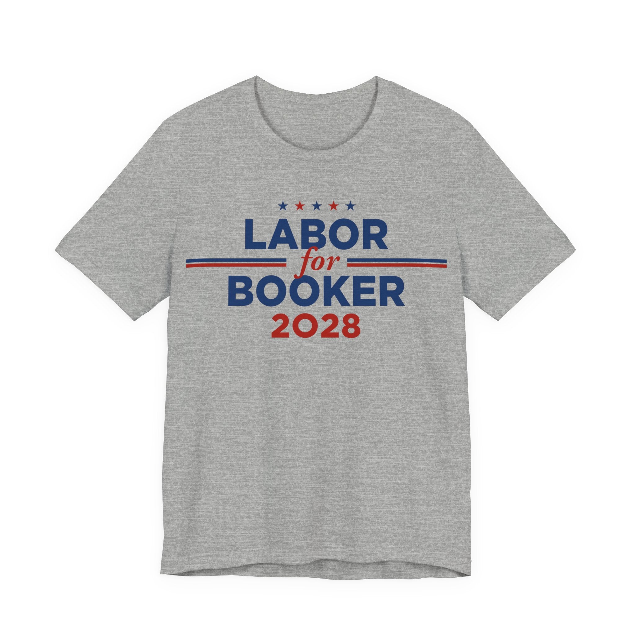 Labor for Cory Booker for President Campaign T-Shirt 2028