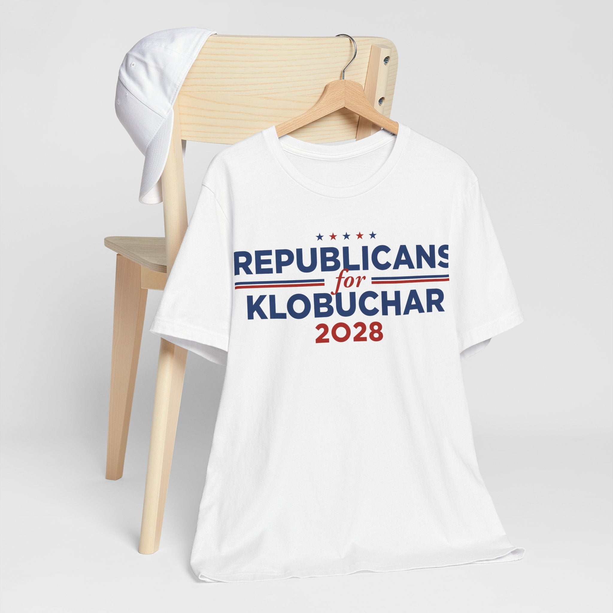 Republicans for Amy Klobuchar for President Campaign T-Shirt 2028