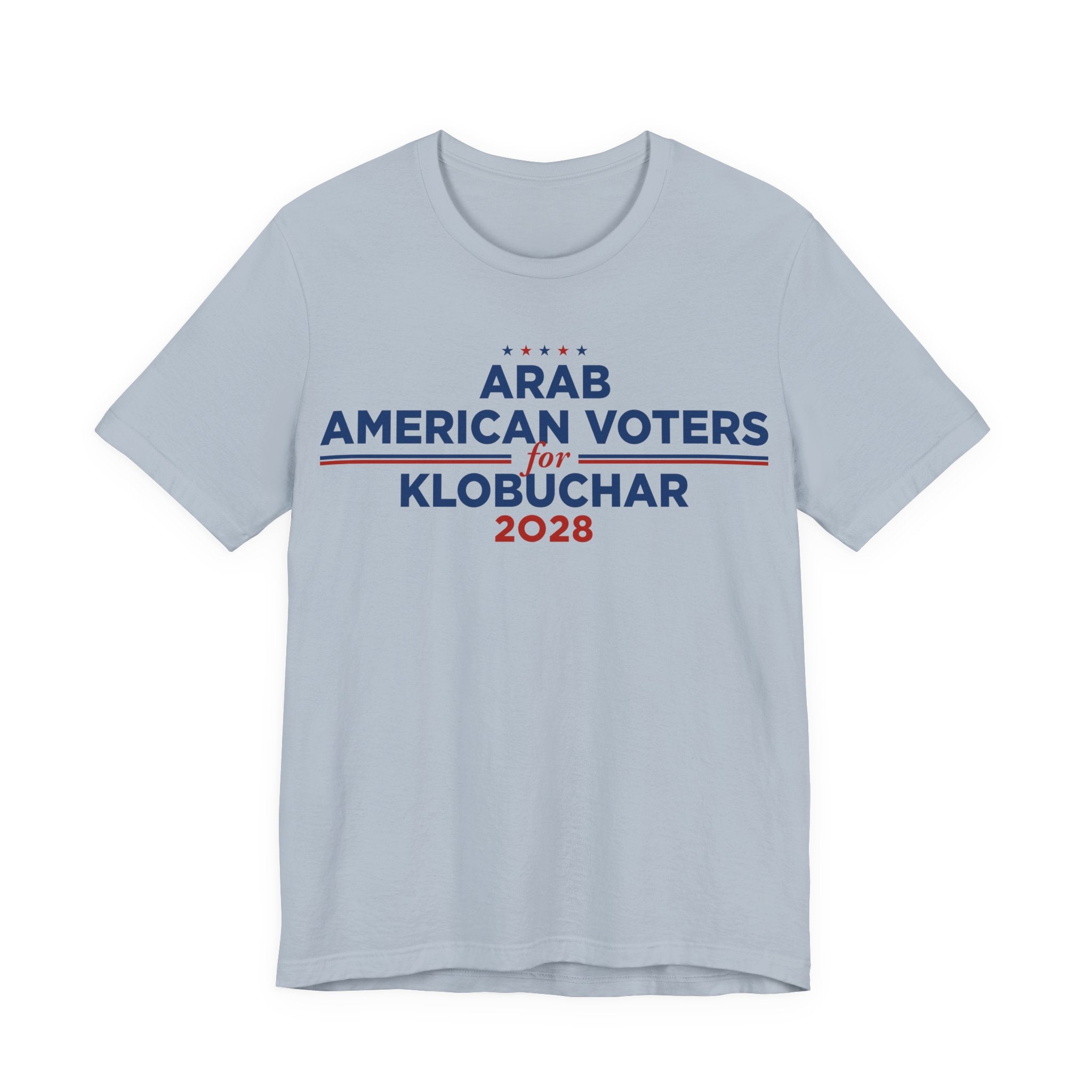 Arab American Voters for Amy Klobuchar for President Campaign T-Shirt 2028