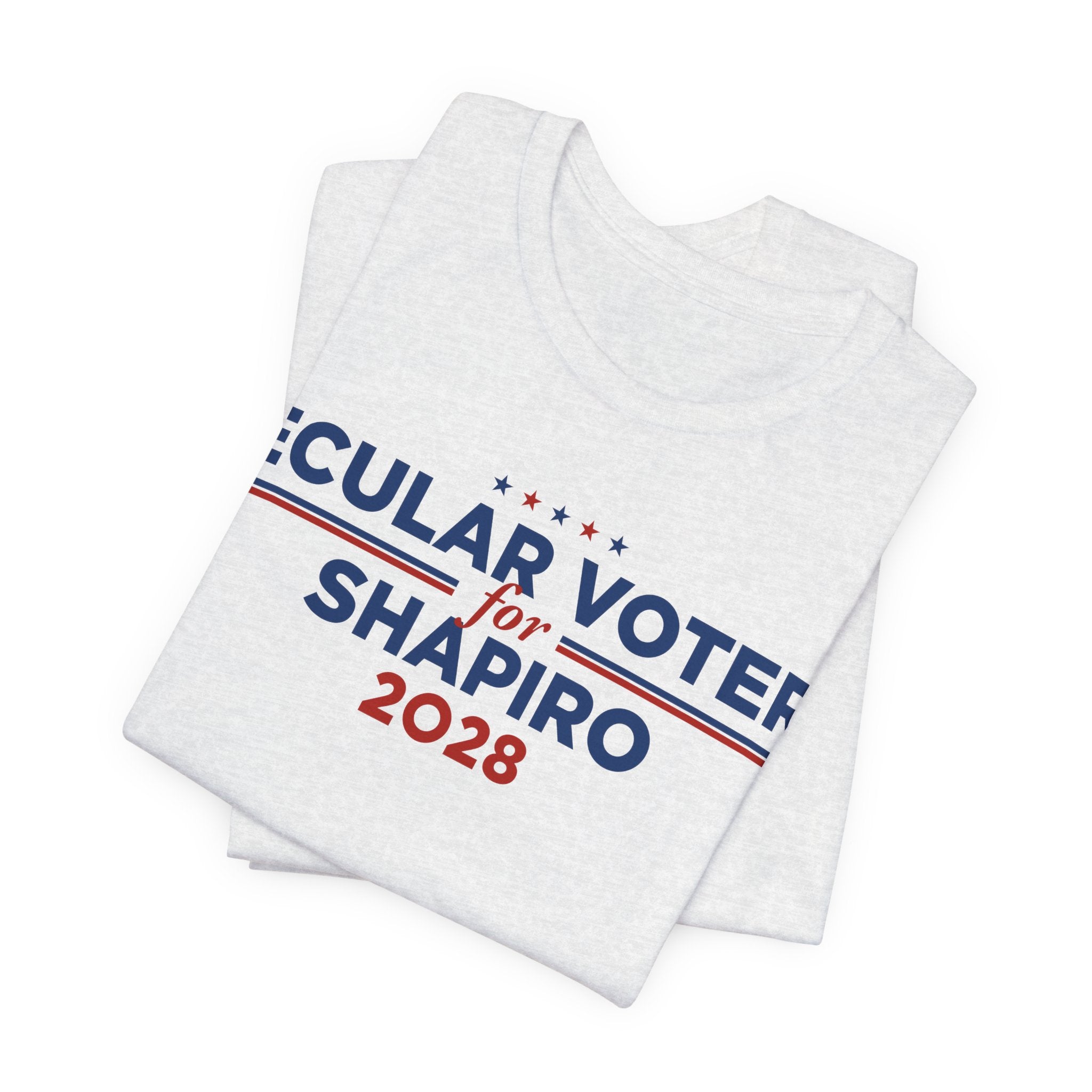 Secular Voters for Josh Shapiro for President Campaign T-Shirt 2028