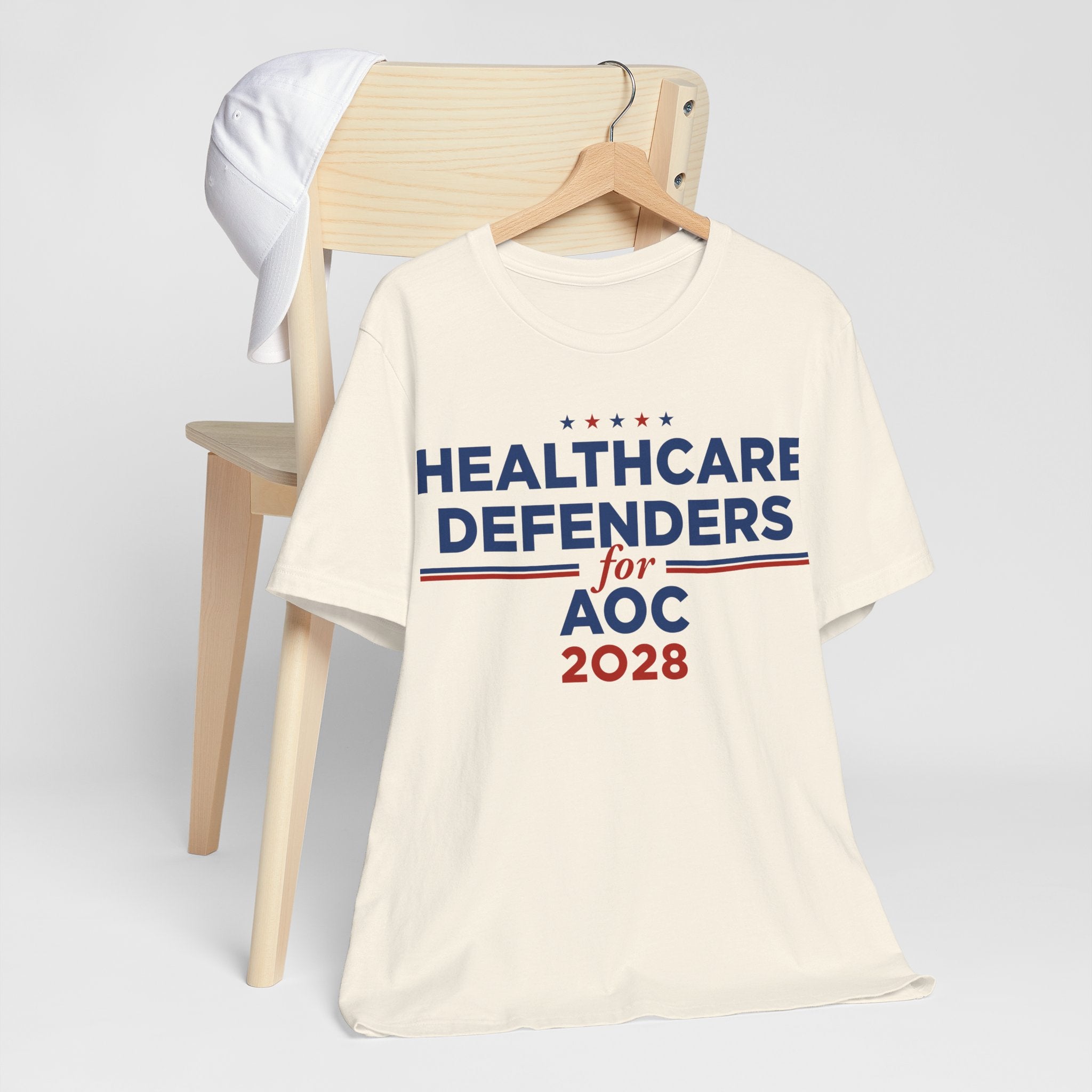 Healthcare Defenders for AOC for President Campaign T-Shirt 2028