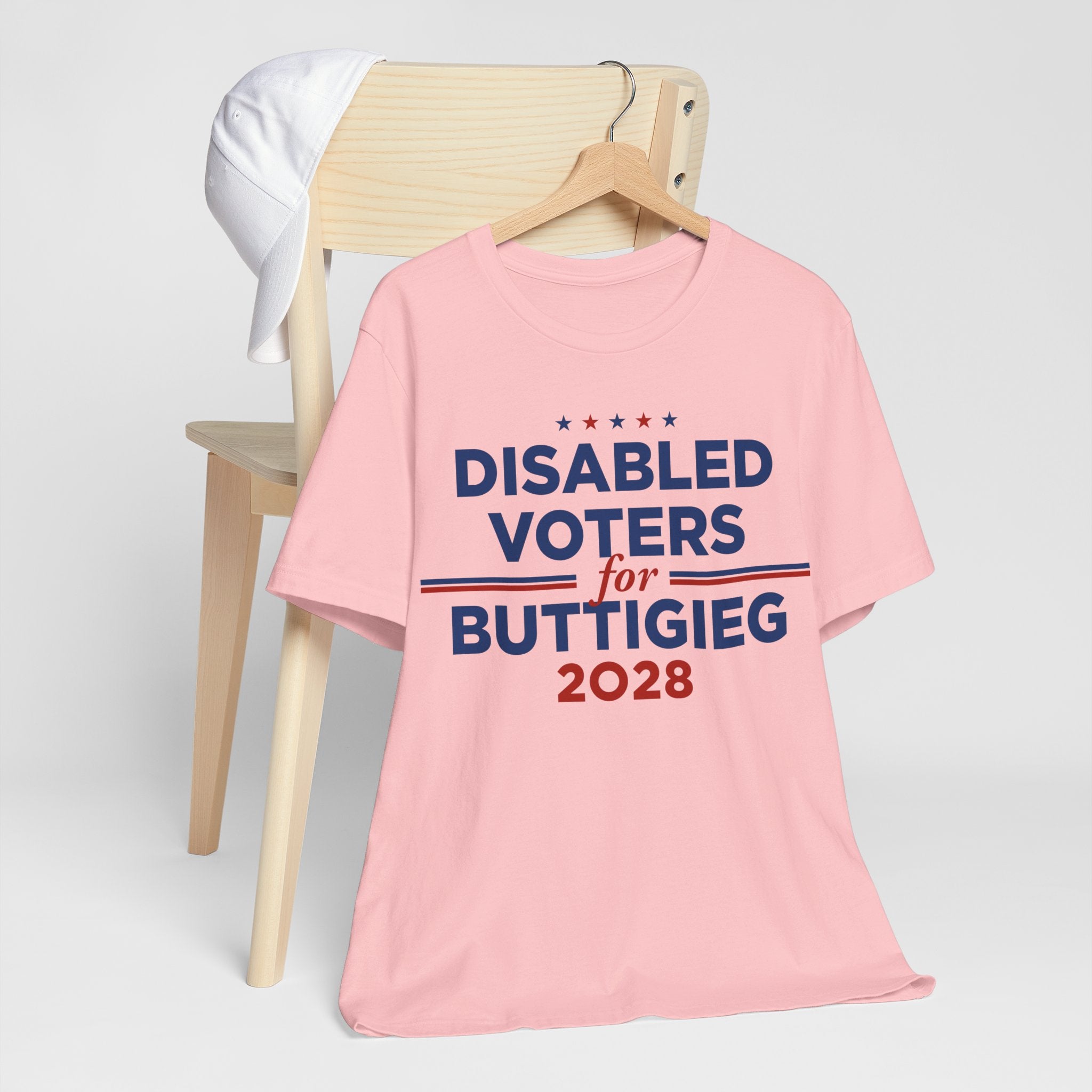 Disabled Voters for Pete Buttigieg for President Campaign T-Shirt 2028