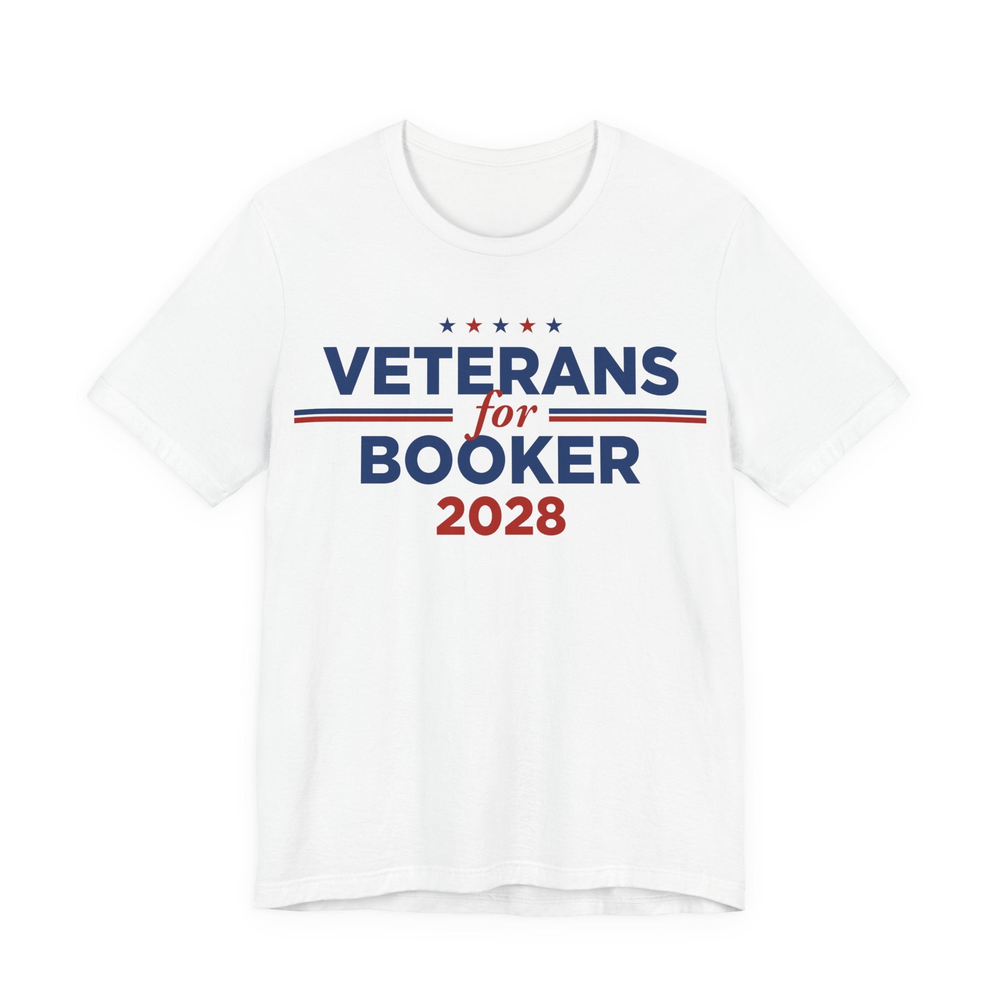 Veterans for Cory Booker for President Campaign T-Shirt 2028