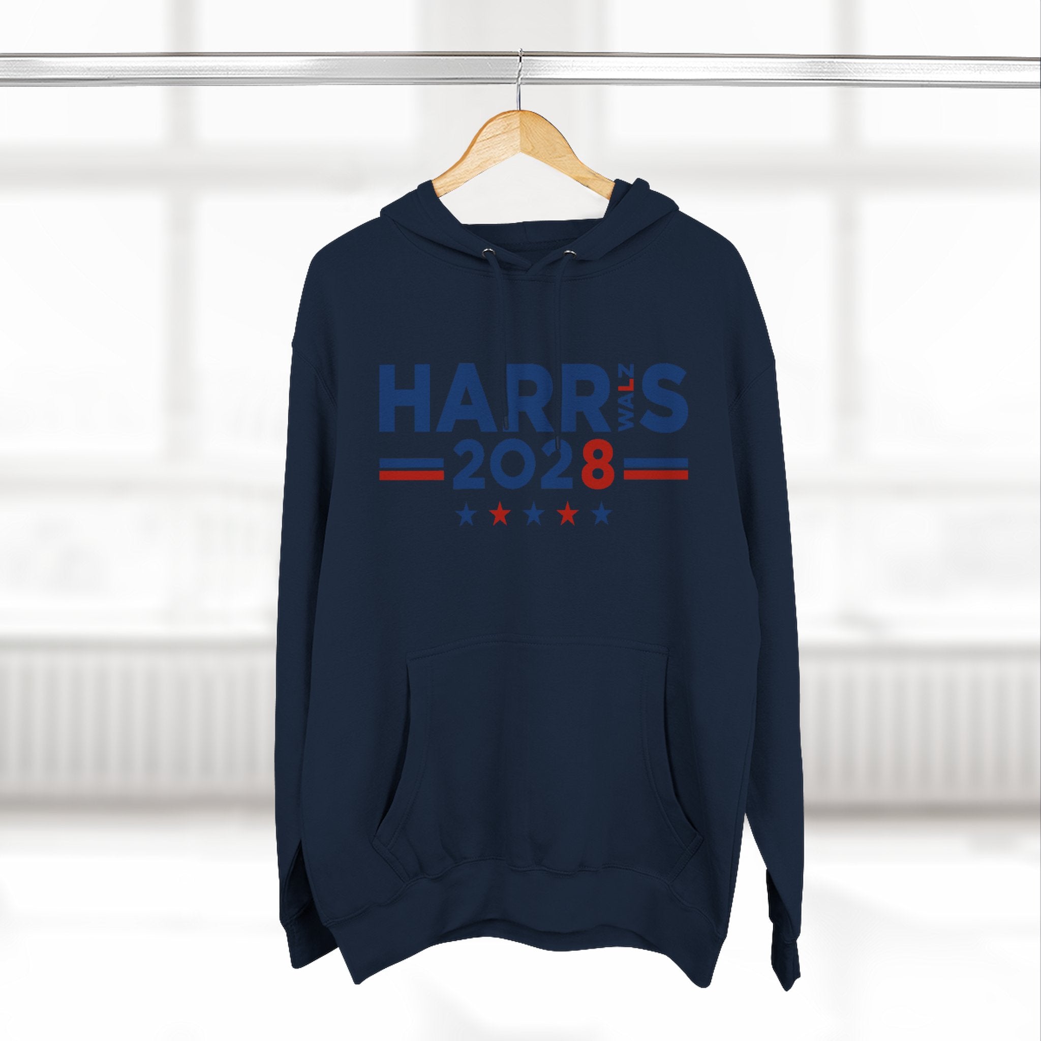 Premium Kamala Harris Tim Walz 2028 Pullover Hoodie