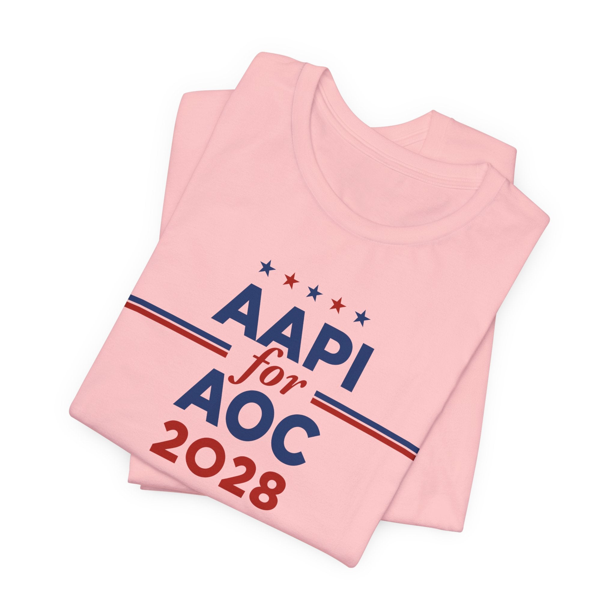 AAPI Asian American and Pacific Islander for AOC Campaign T-Shirt for President 2028