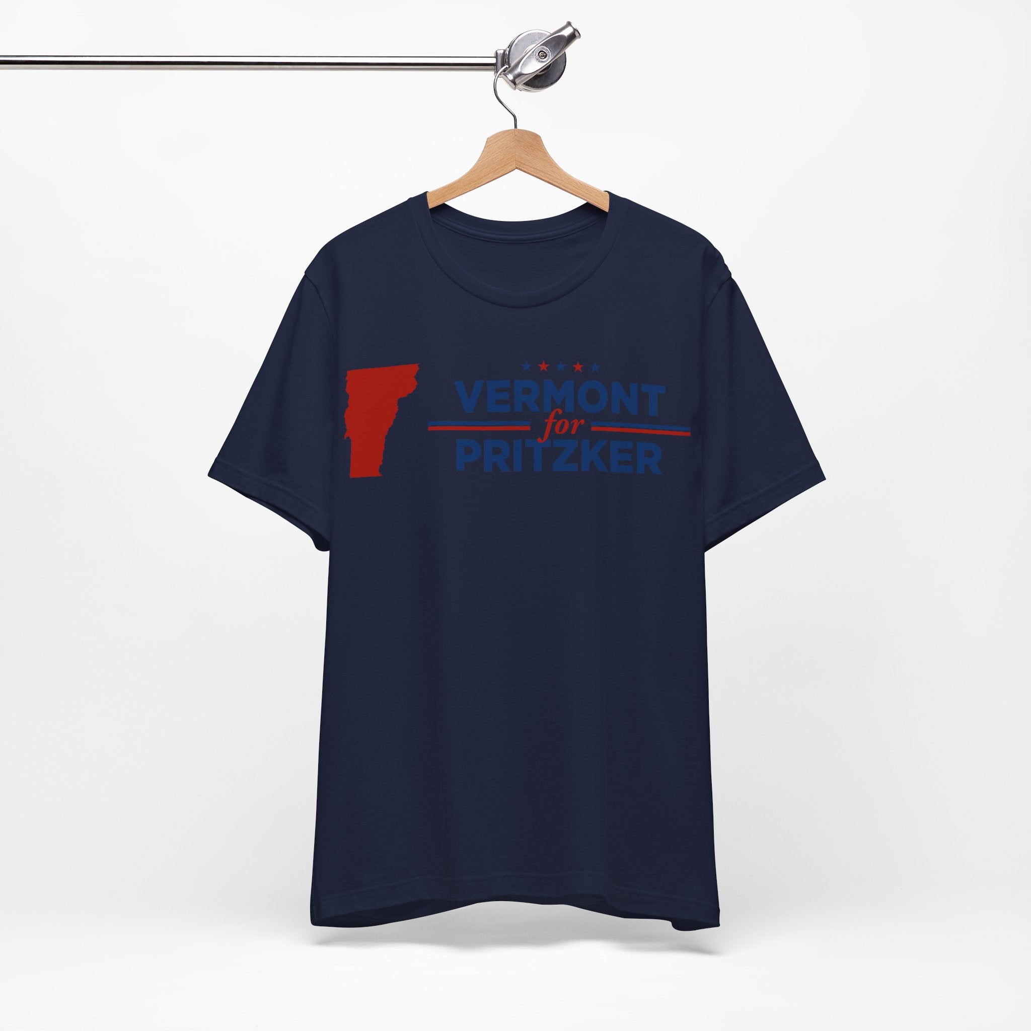 Vermont for J.B. Pritzker for President Campaign T-Shirt 2028