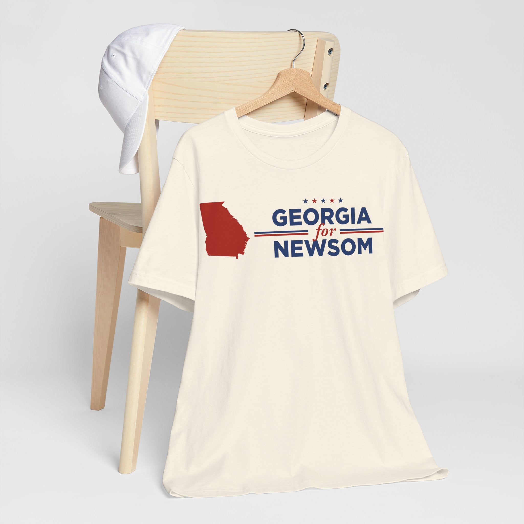 Georgia for Gavin Newsom for President Campaign T-Shirt 2028
