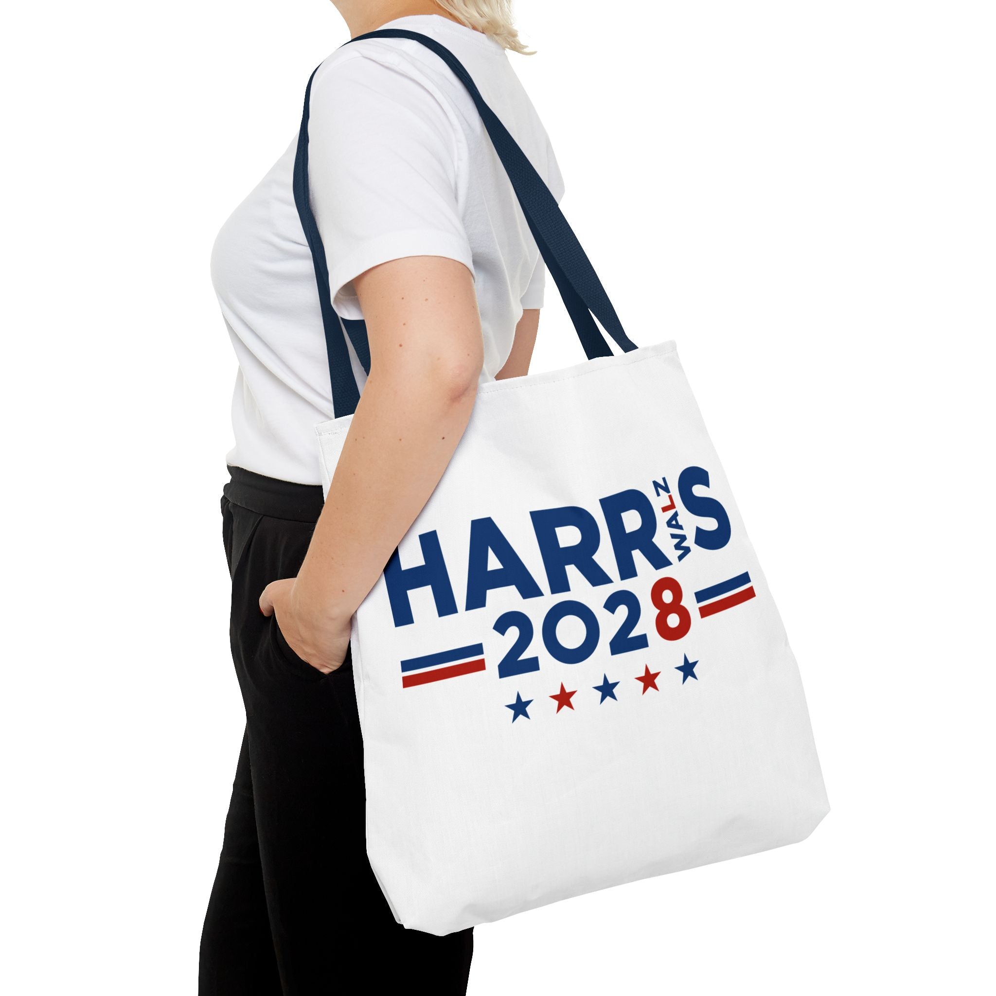 Kamala Harris Tim Walz 2028 Campaign Tote Bag – Political Election Support Grocery/Everyday Tote