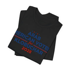 Arab American Voters for Amy Klobuchar for President Campaign T-Shirt 2028