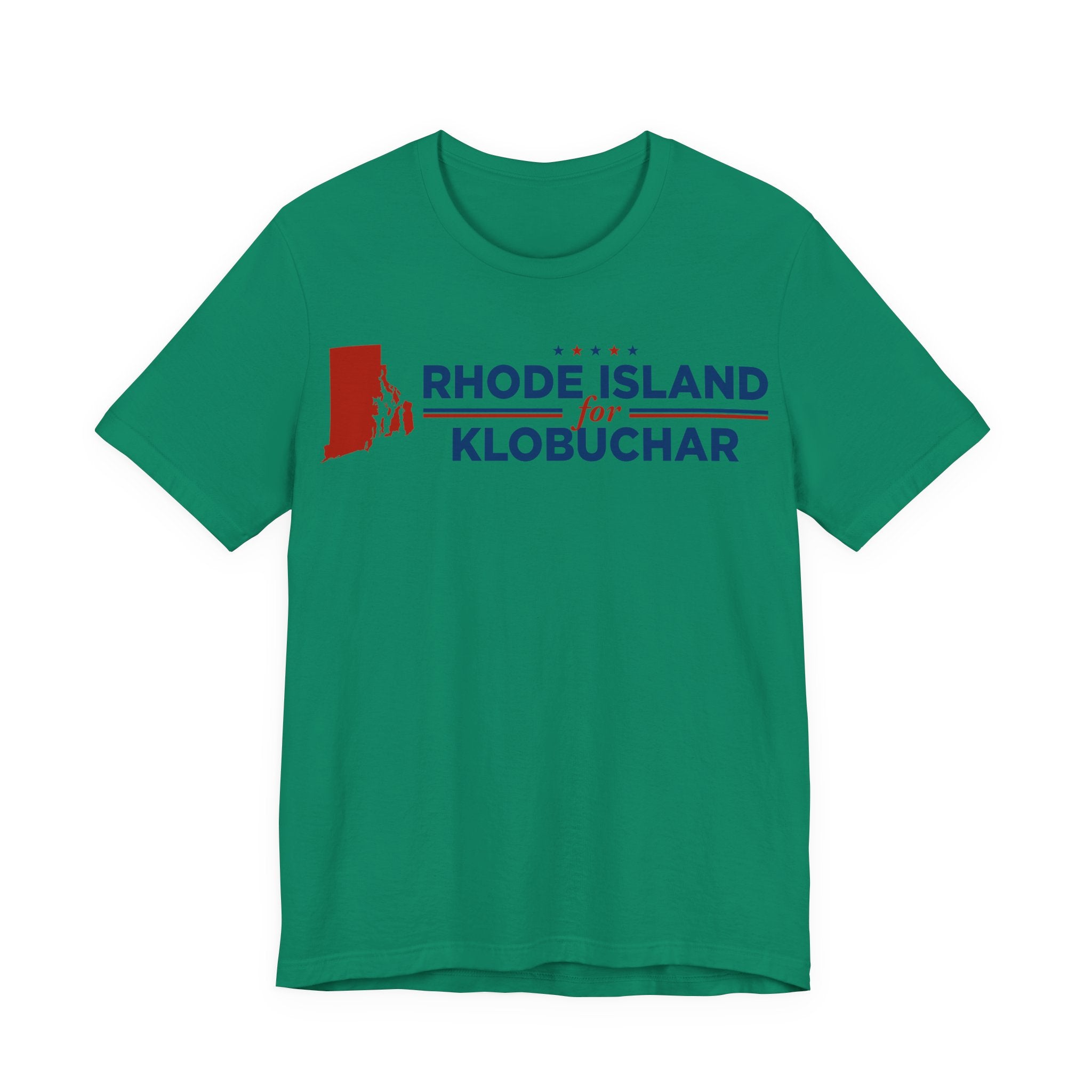 Rhode Island for Amy Klobuchar for President Campaign T-Shirt 2028