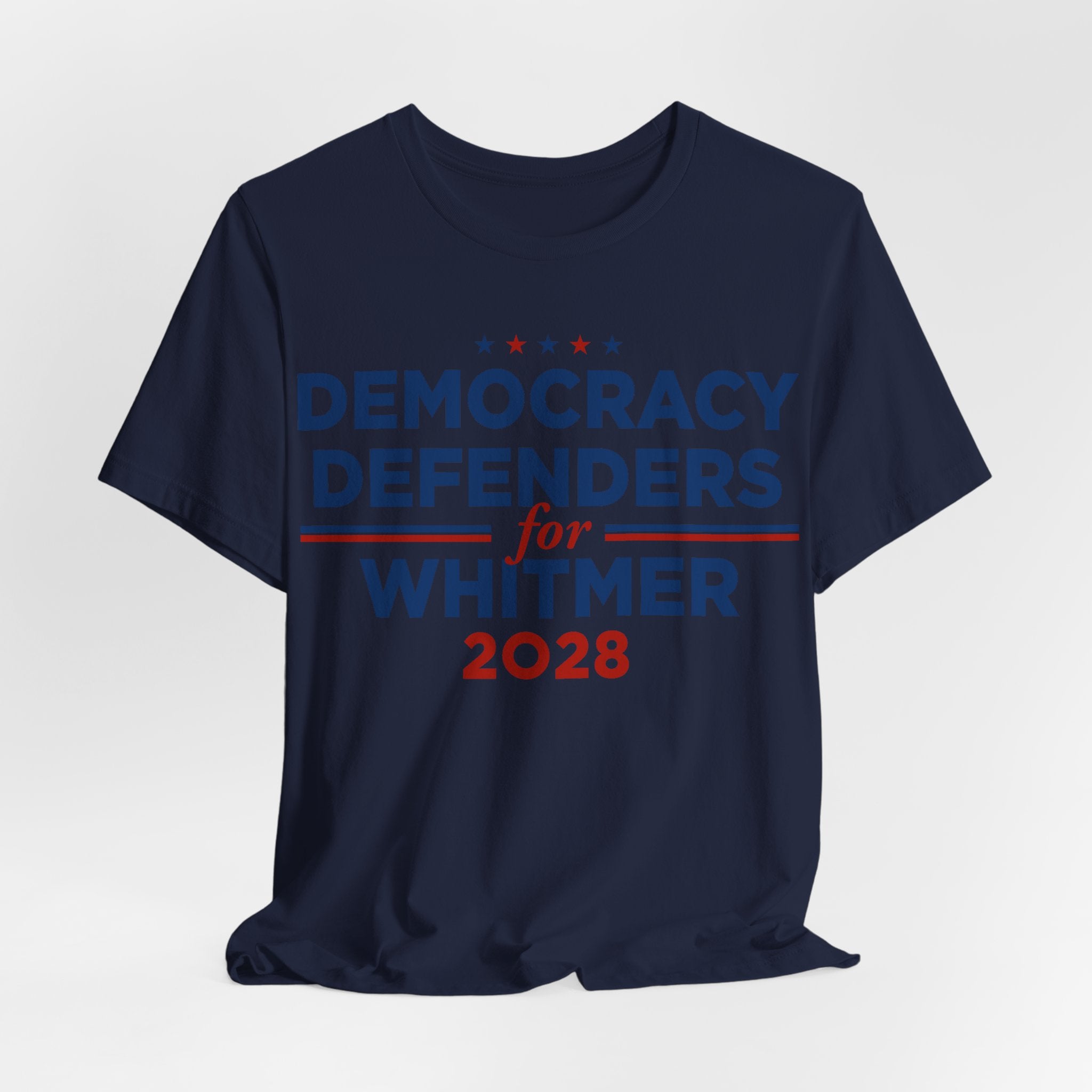 Democracy Defenders for Gretchen Whitmer for President Campaign T-Shirt 2028