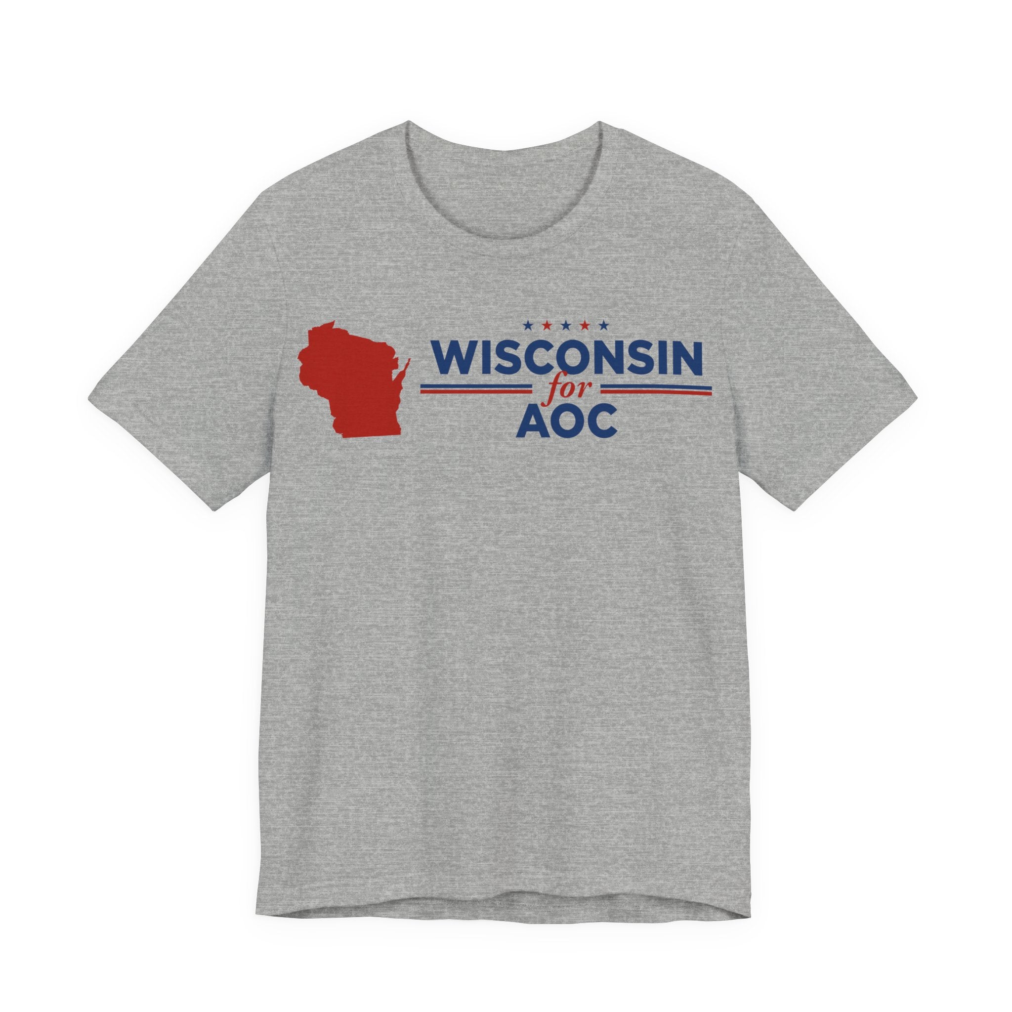 Wisconsin for AOC for President Campaign T-Shirt 2028