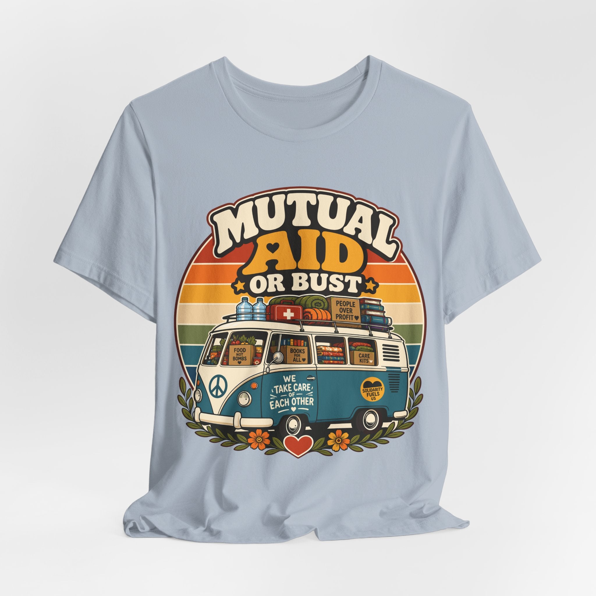 Community Care Caravan T-Shirt | Mutual Aid Progressive Graphic Tee