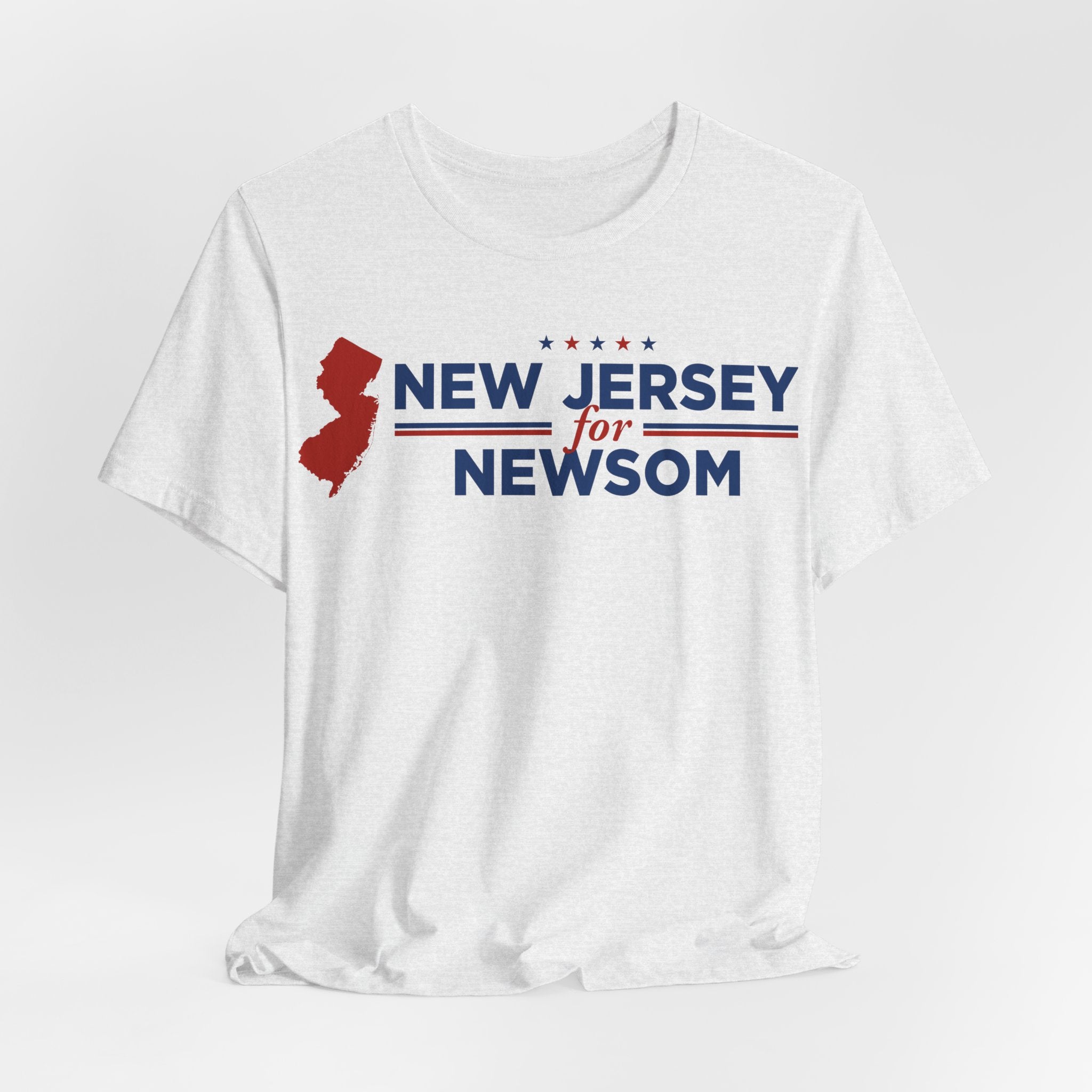 New Jersey for Gavin Newsom for President Campaign T-Shirt 2028