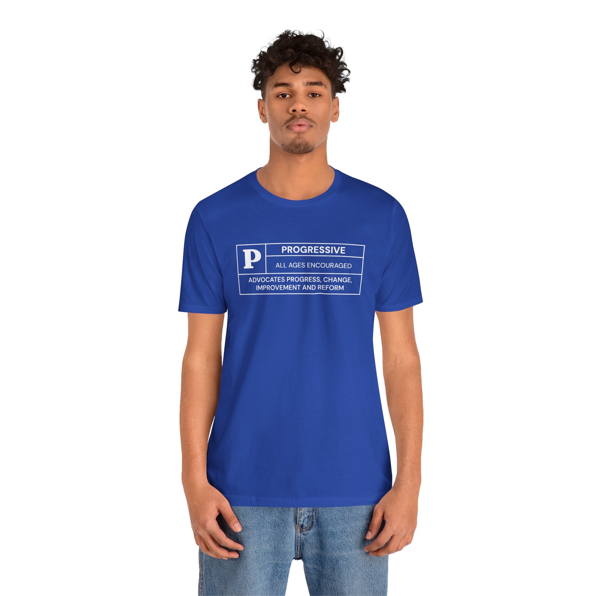 Funny Progressive Ratings Unisex Jersey Short Sleeve T-Shirt
