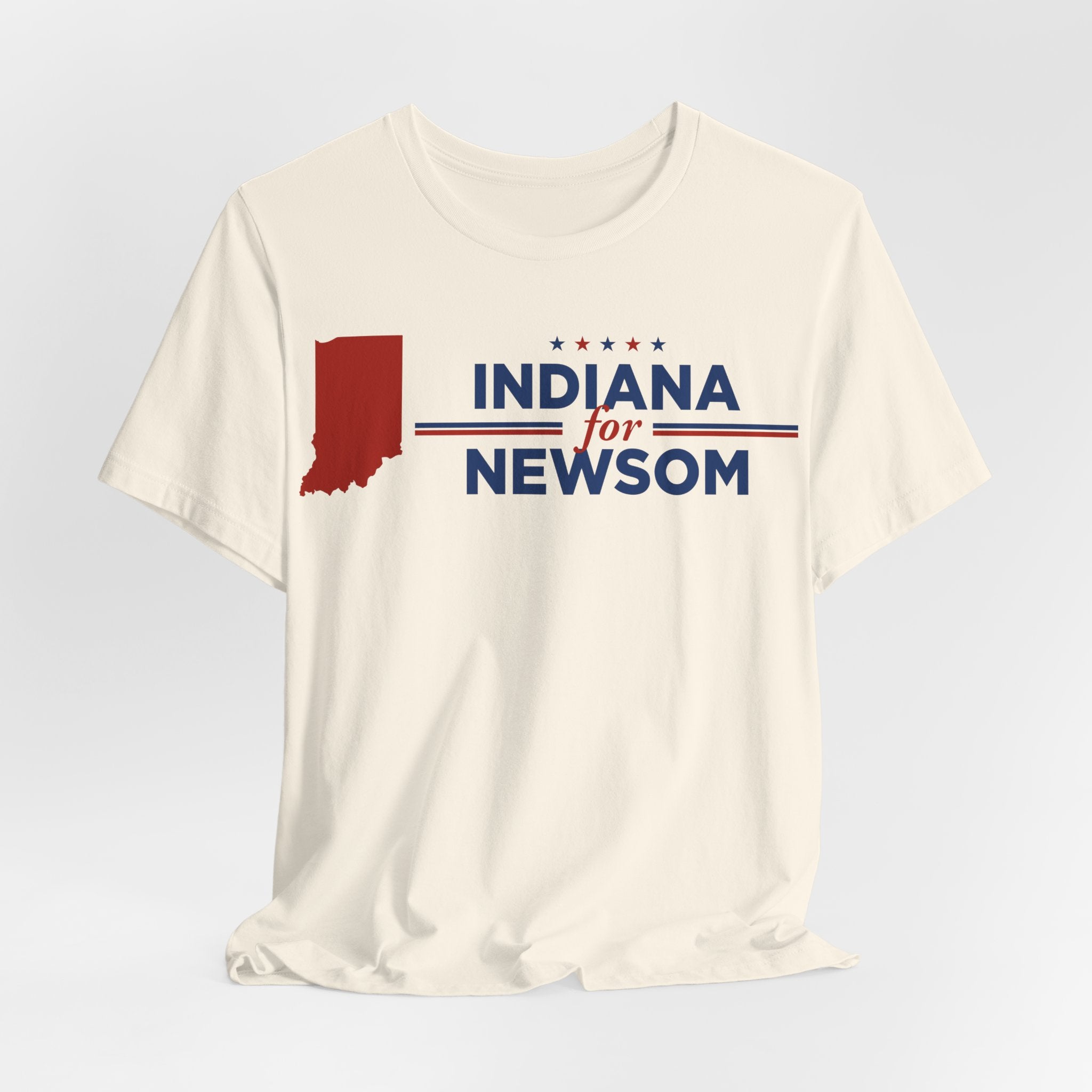 Indiana for Gavin Newsom for President Campaign T-Shirt 2028