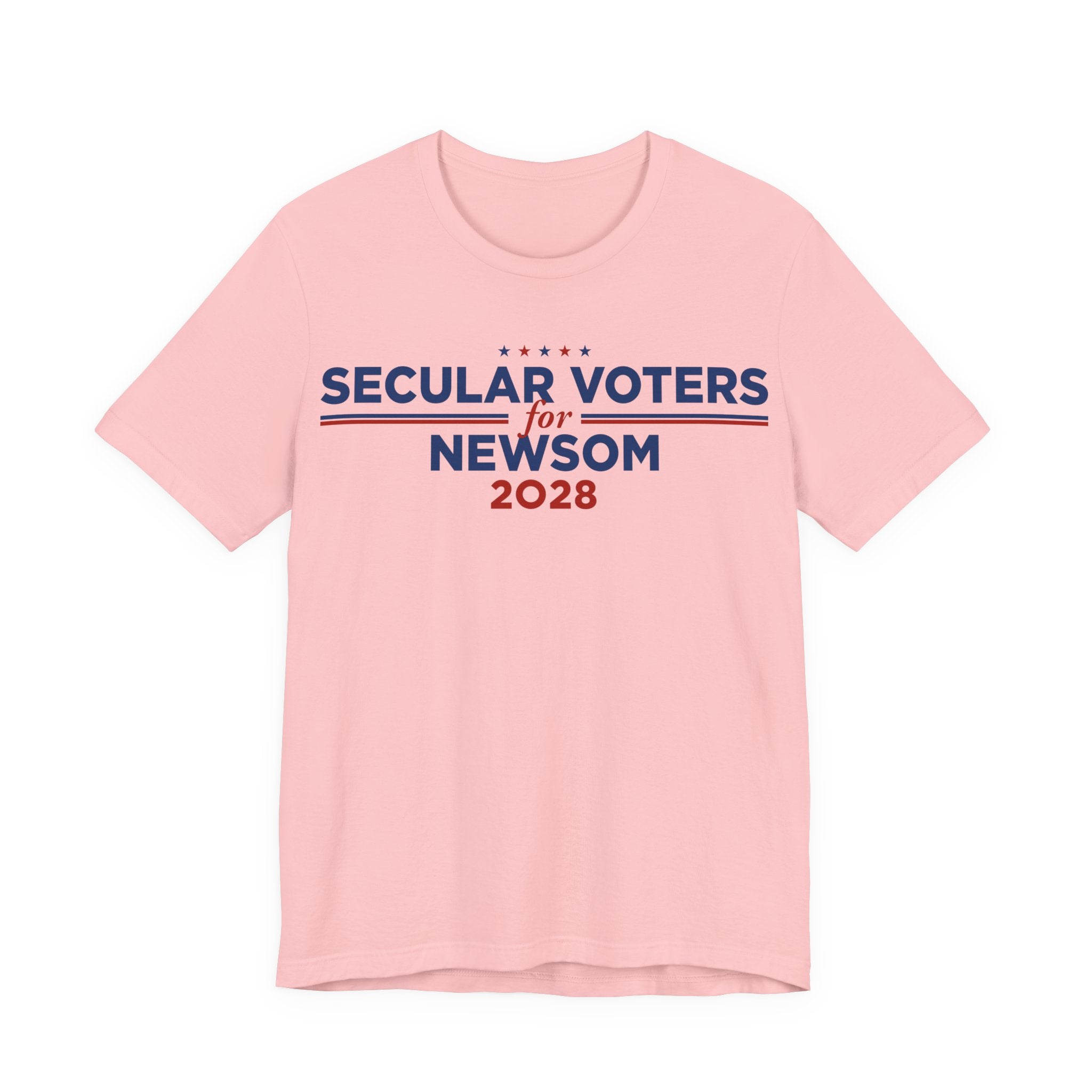 Secular Voters for Gavin Newsom for President Campaign T-Shirt 2028