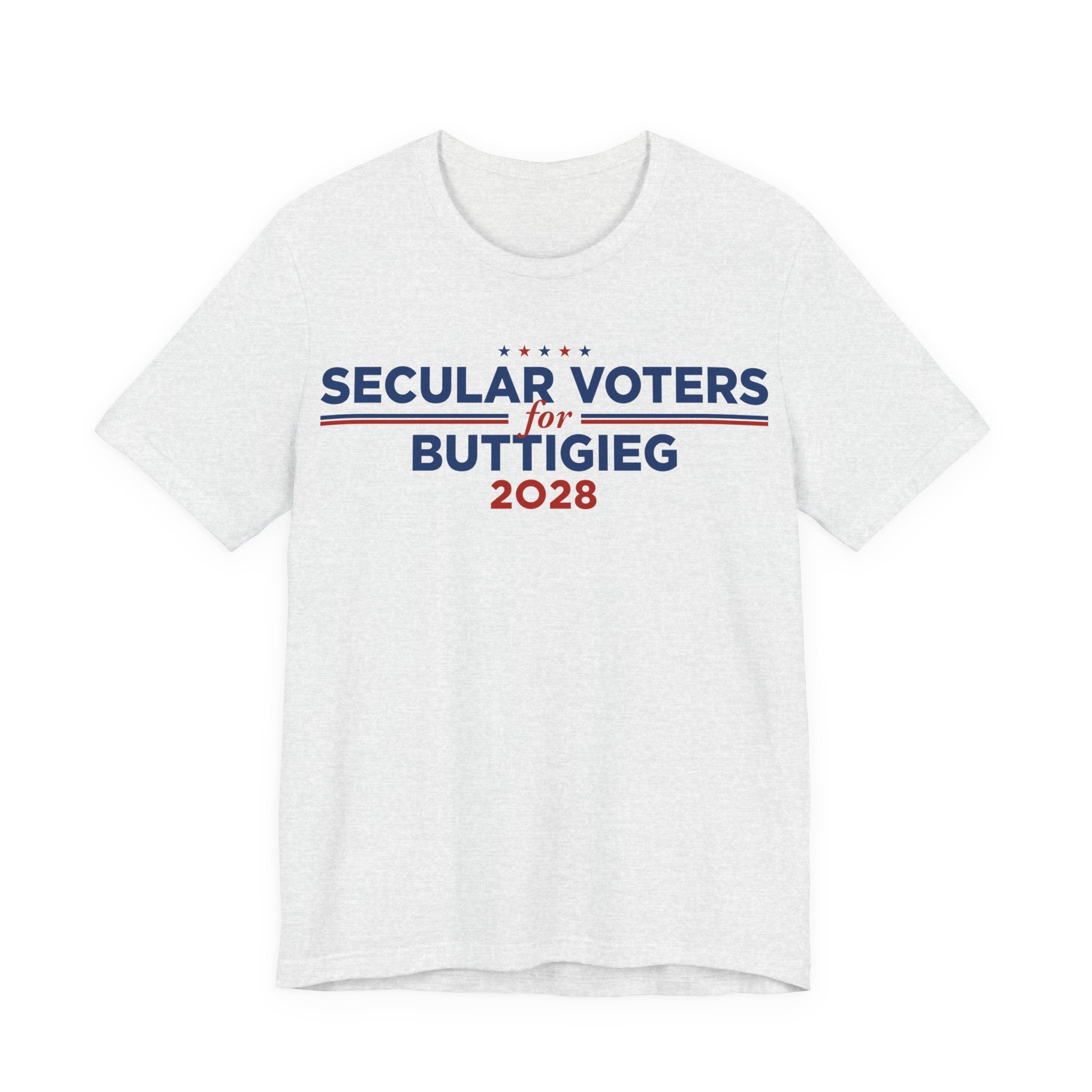 Secular Voters for Pete Buttigieg for President Campaign T-Shirt 2028