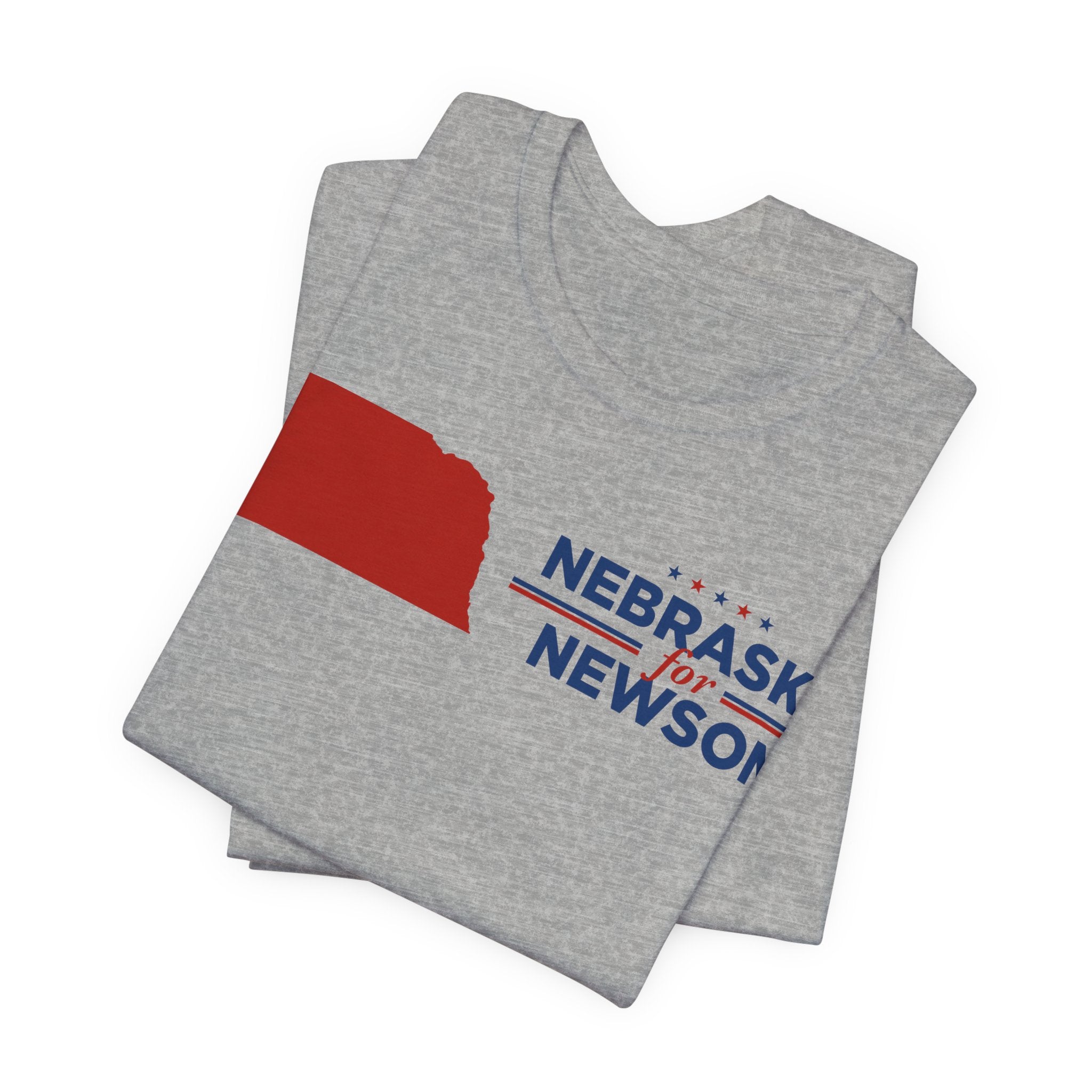 Nebraska for Gavin Newsom for President Campaign T-Shirt 2028