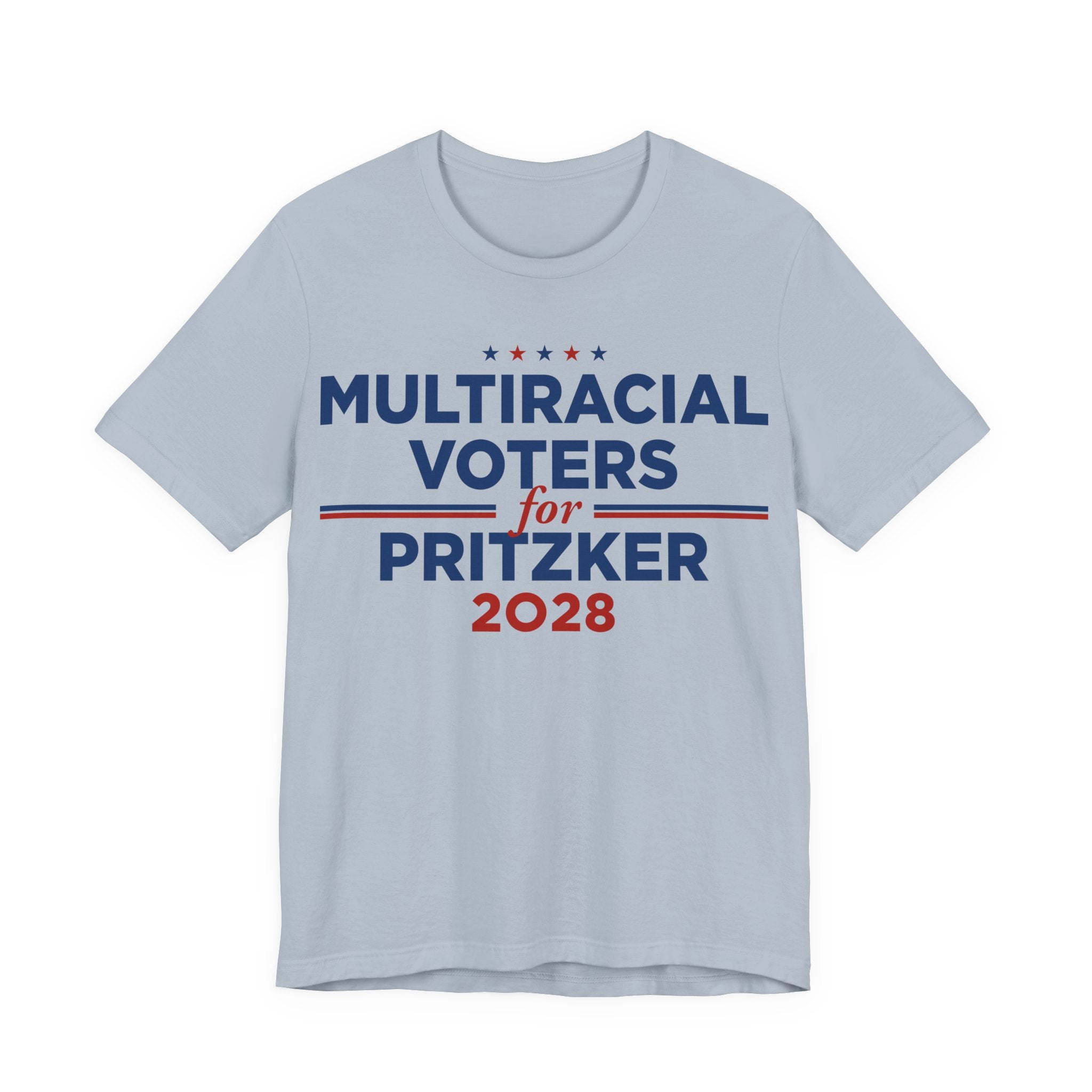 Multiracial Voters for J.B. Pritzker for President Campaign T-Shirt 2028