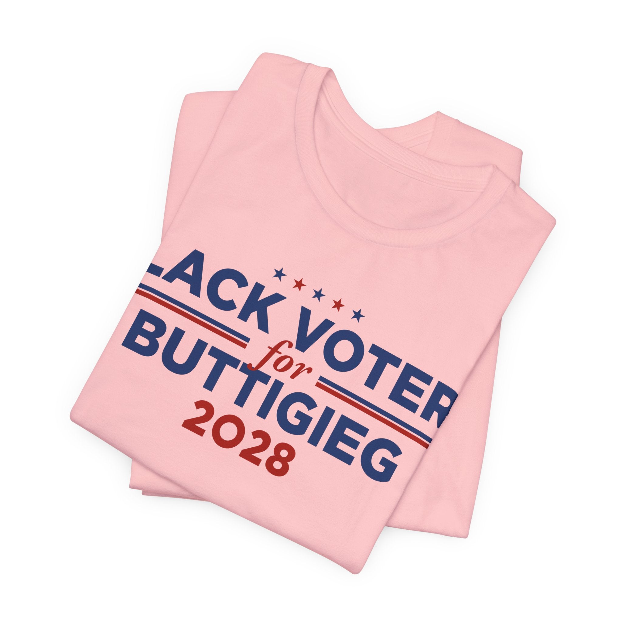 Black Voters for Pete Buttigieg Campaign T-Shirt for President 2028