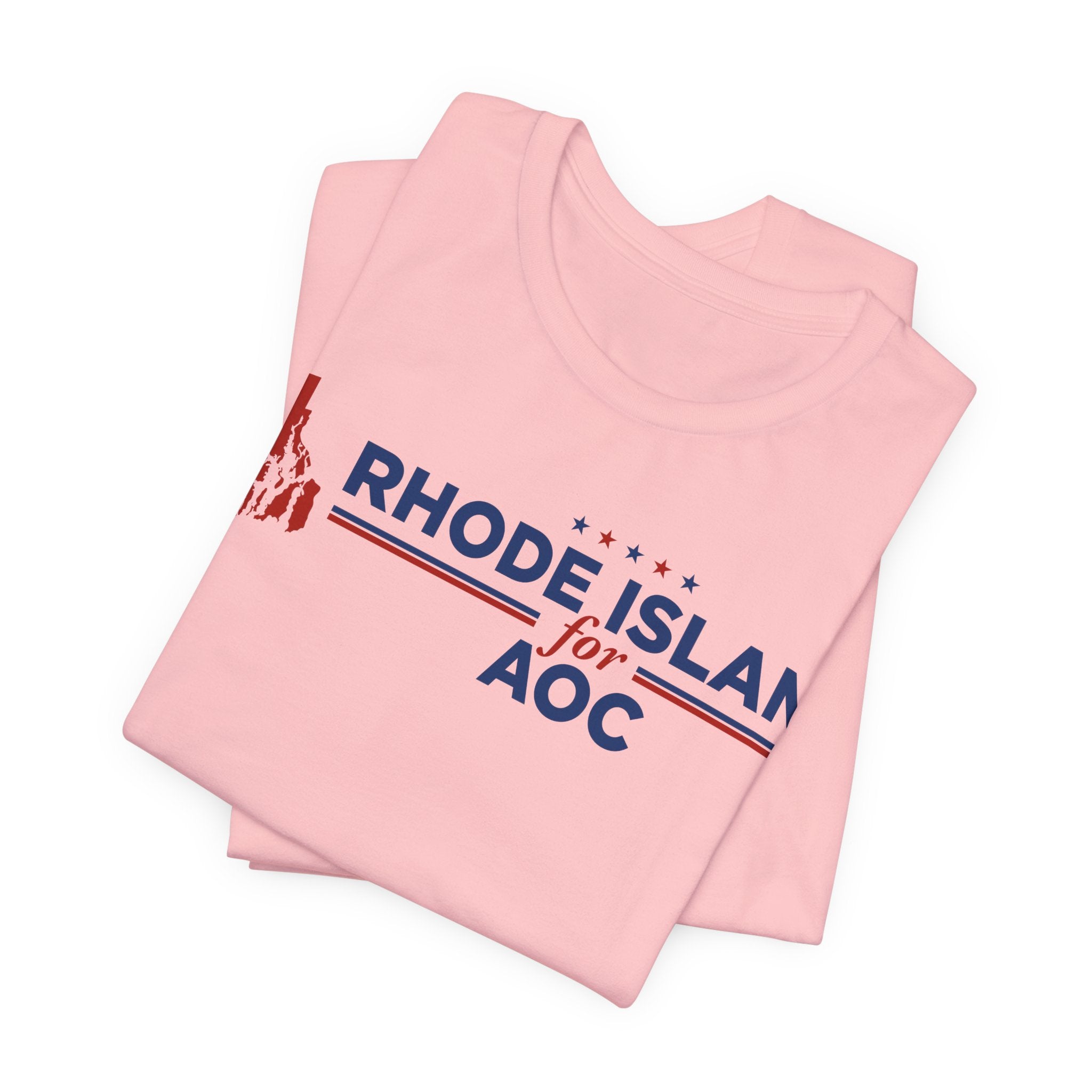 Rhode Island for AOC for President Campaign T-Shirt 2028