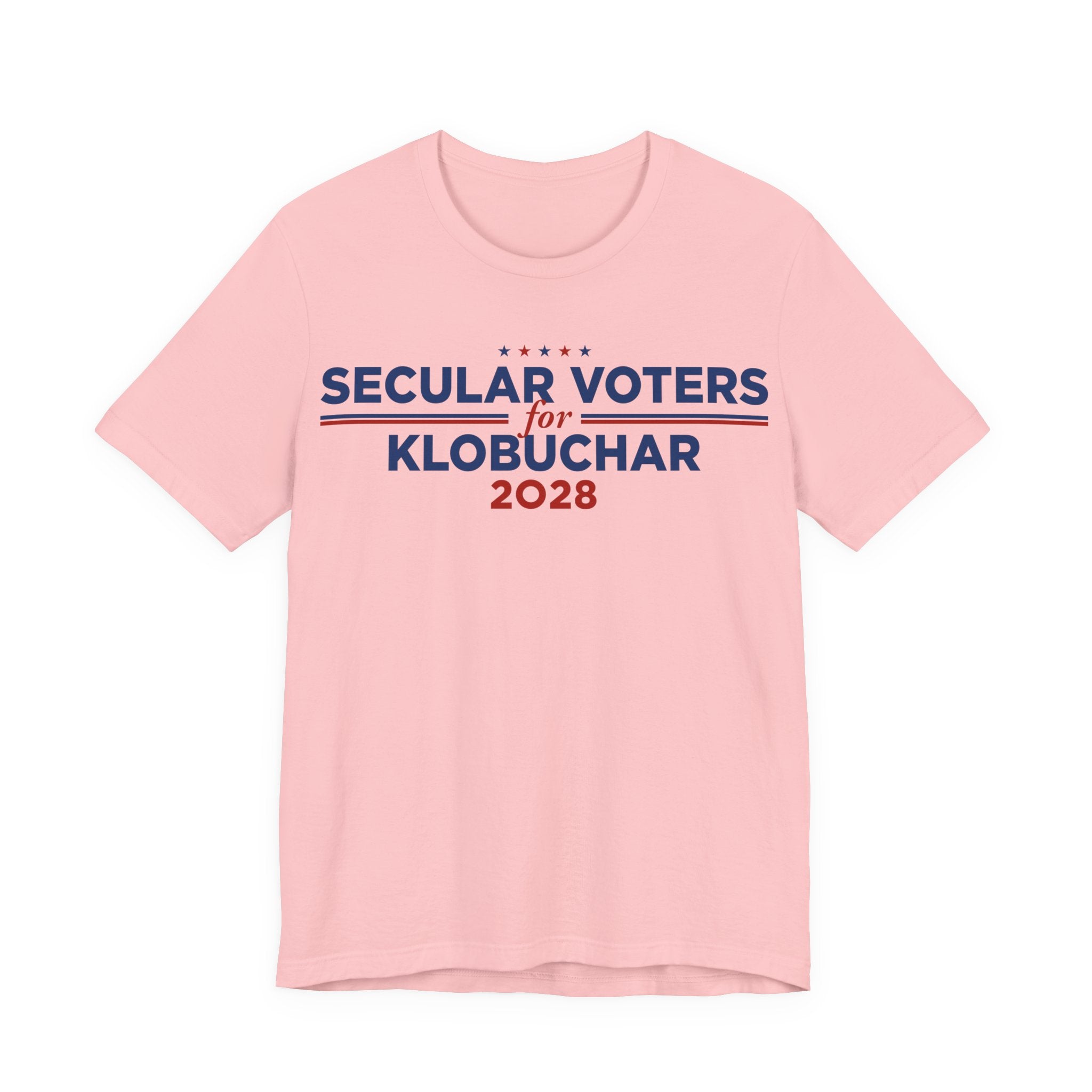 Secular Voters for Amy Klobuchar for President Campaign T-Shirt 2028