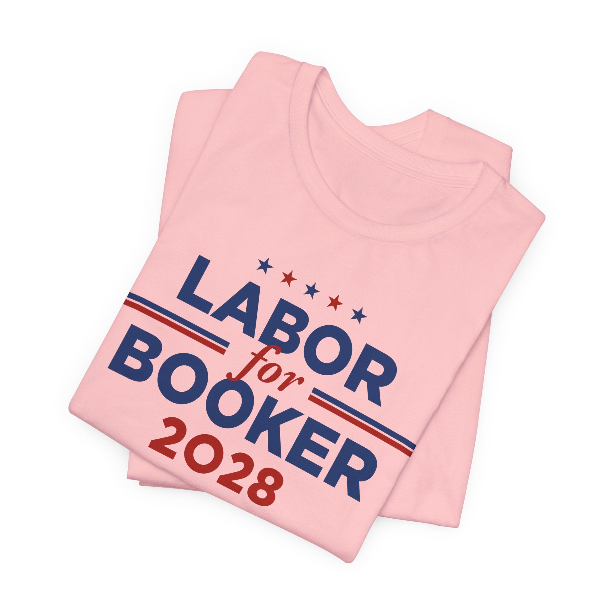 Labor for Cory Booker for President Campaign T-Shirt 2028