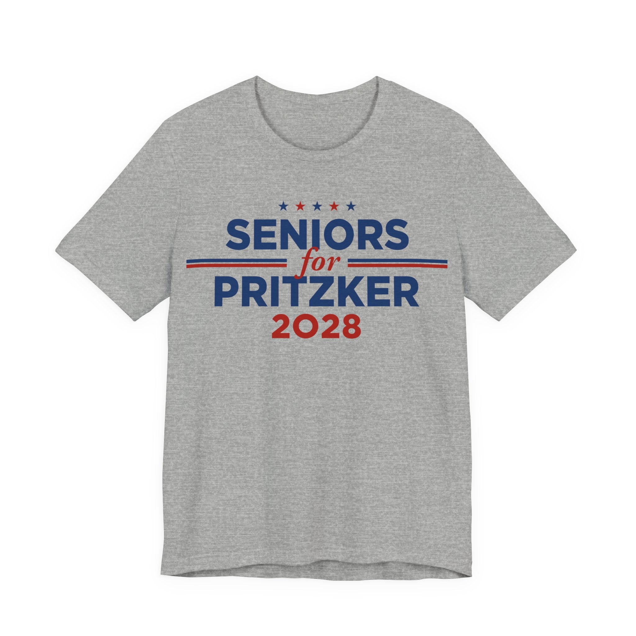 Seniors for J.B. Pritzker for President Campaign T-Shirt 2028