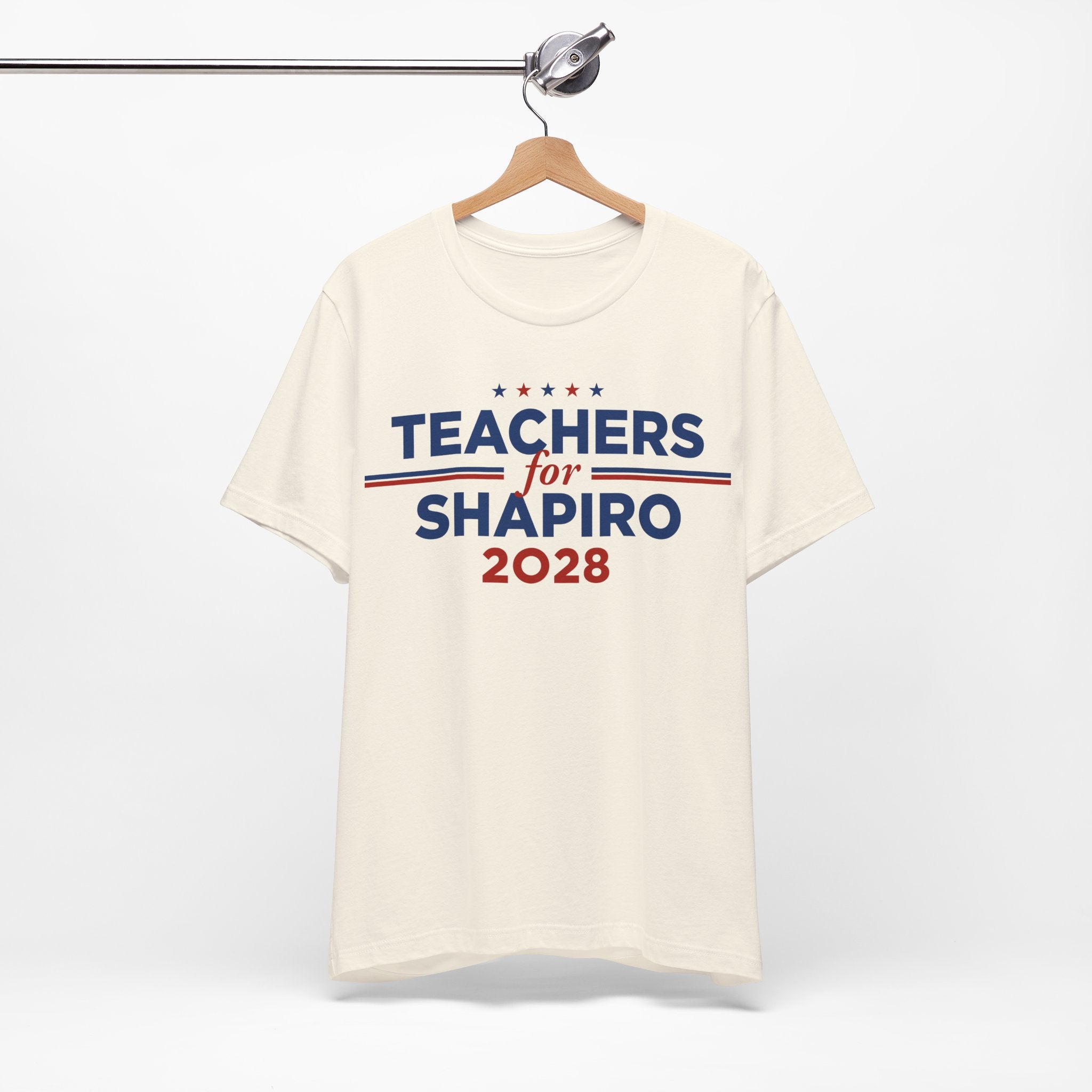 Teachers for Josh Shapiro for President Campaign T-Shirt 2028