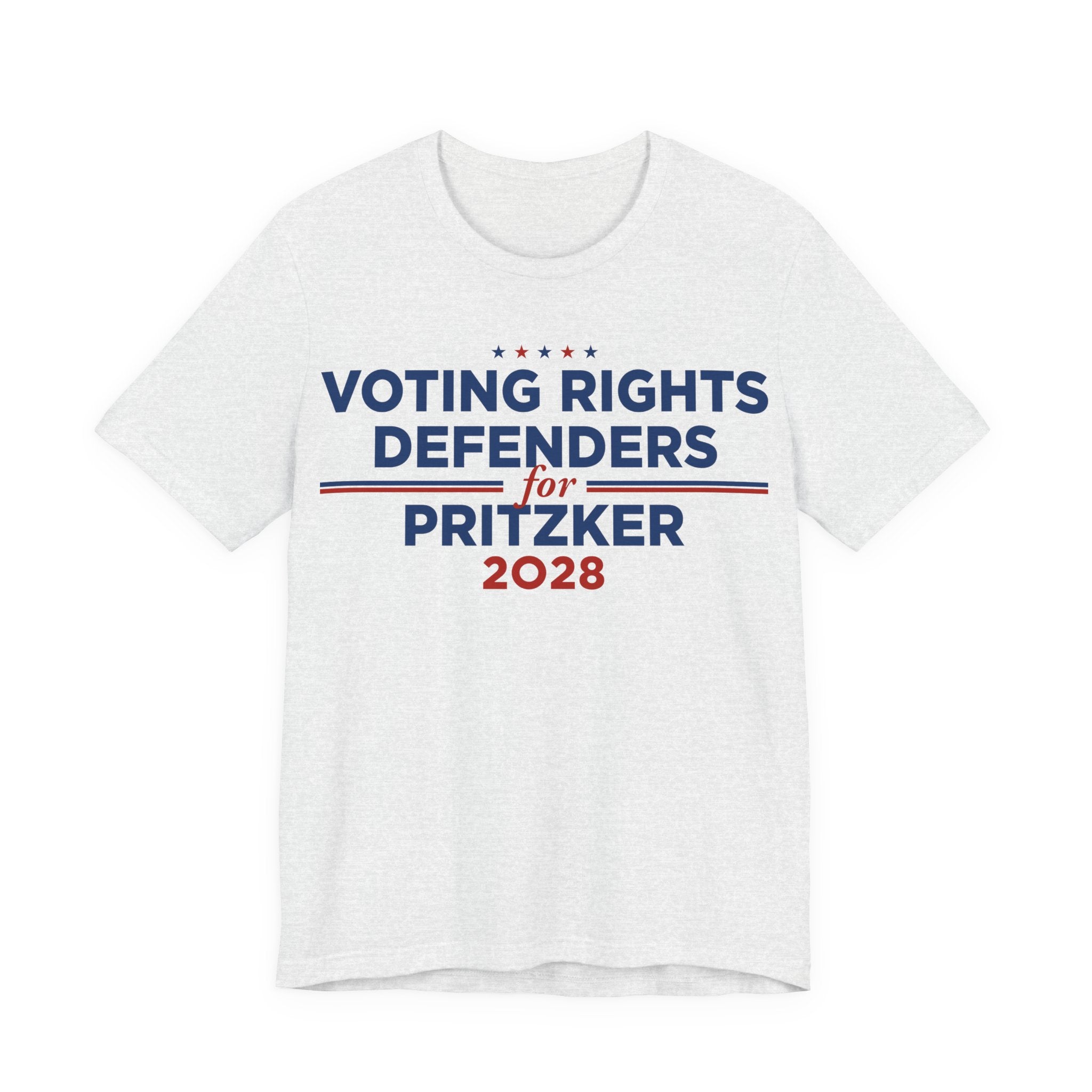 Voting Rights Defenders for J.B. Pritzker for President Campaign T-Shirt 2028