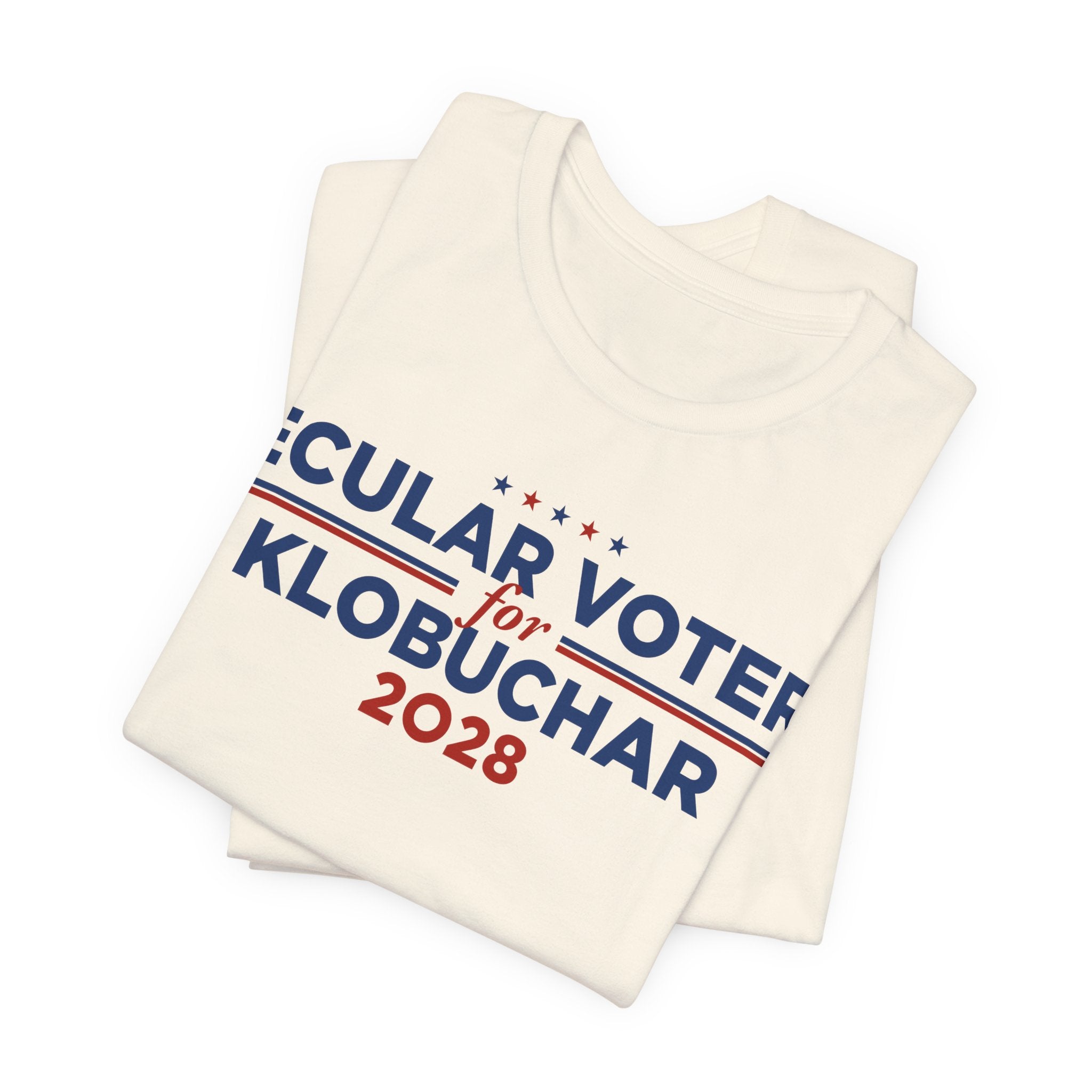 Secular Voters for Amy Klobuchar for President Campaign T-Shirt 2028