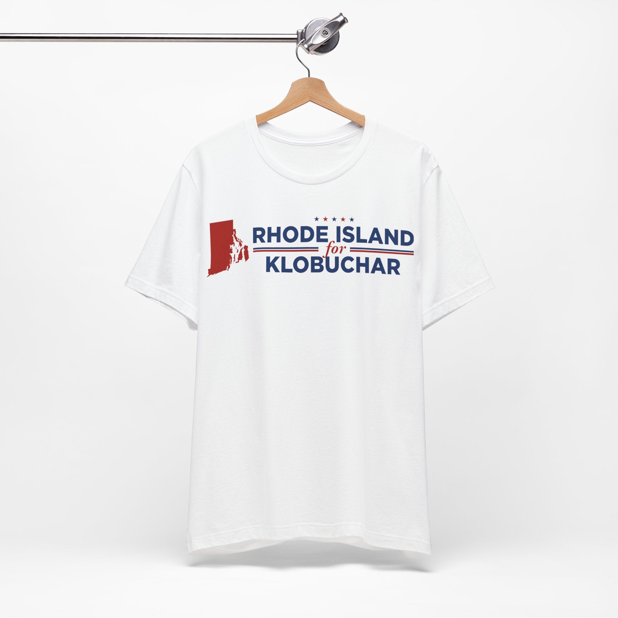 Rhode Island for Amy Klobuchar for President Campaign T-Shirt 2028