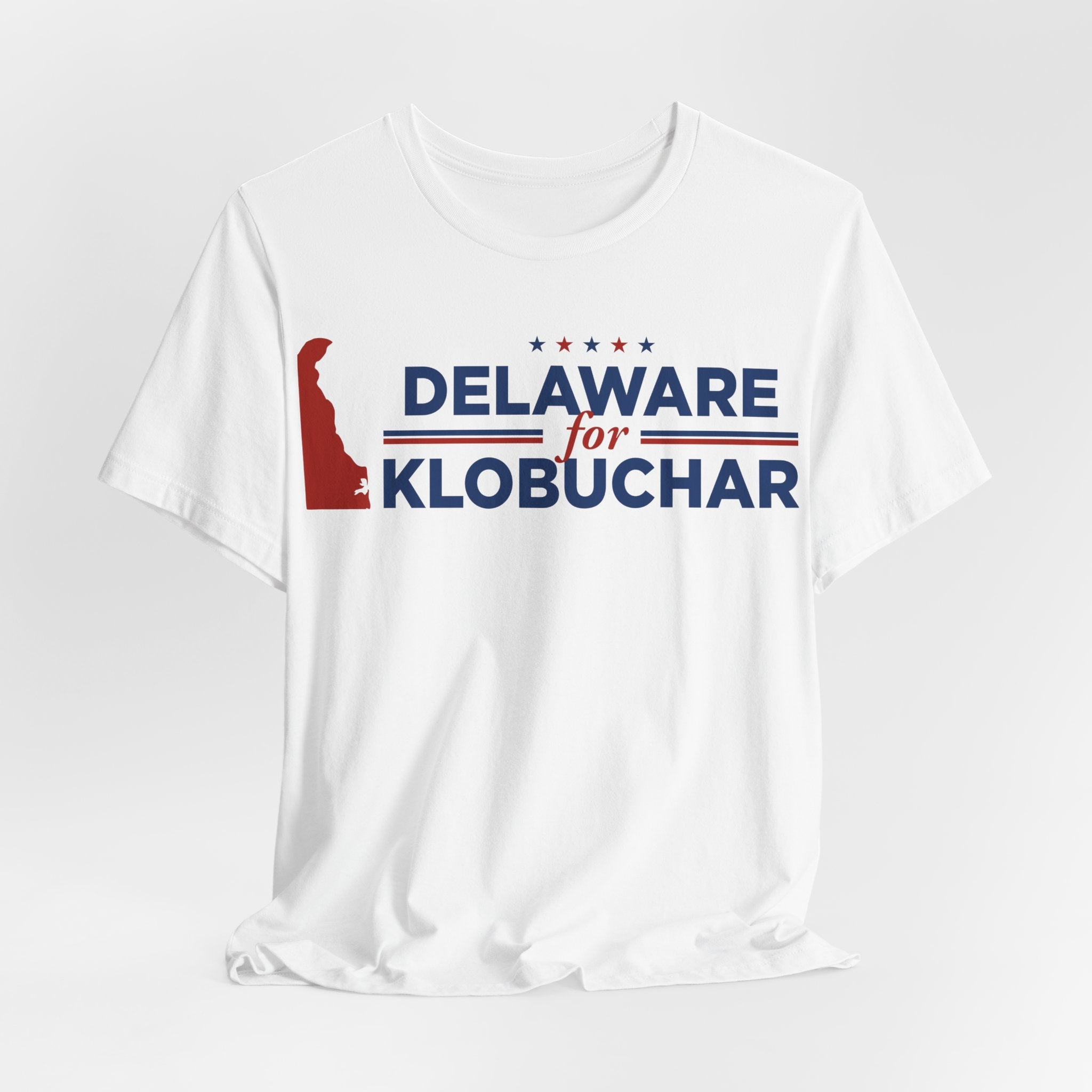 Delaware for Amy Klobuchar for President Campaign T-Shirt 2028