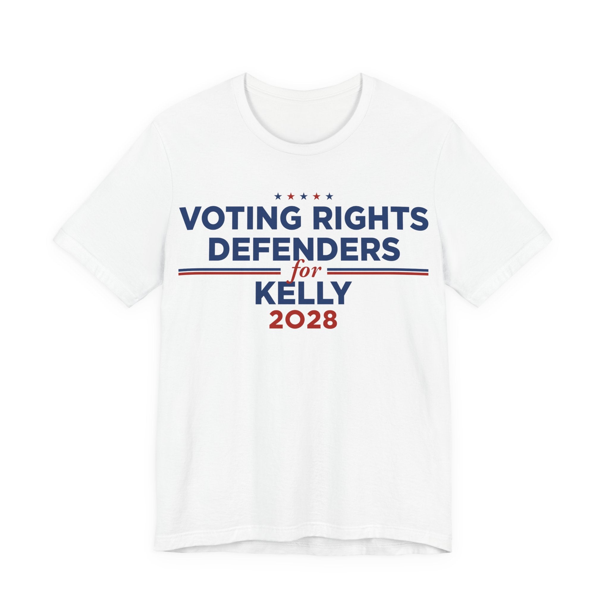 Voting Rights Defenders for Mark Kelly for President Campaign T-Shirt 2028