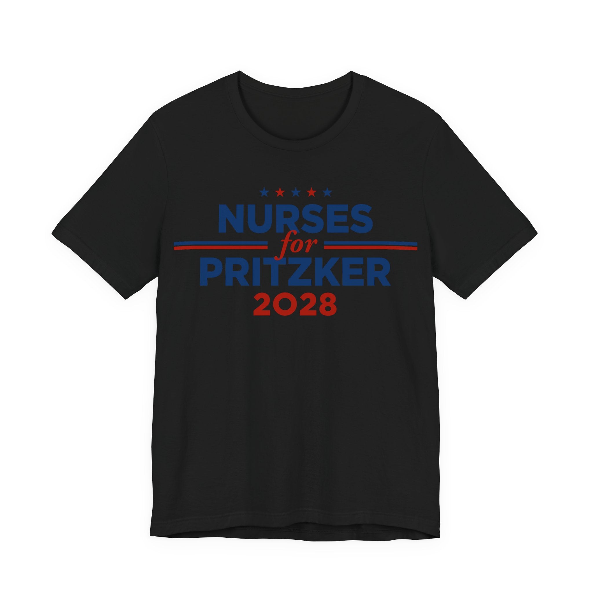 Nurses for J.B. Pritzker for President Campaign T-Shirt 2028