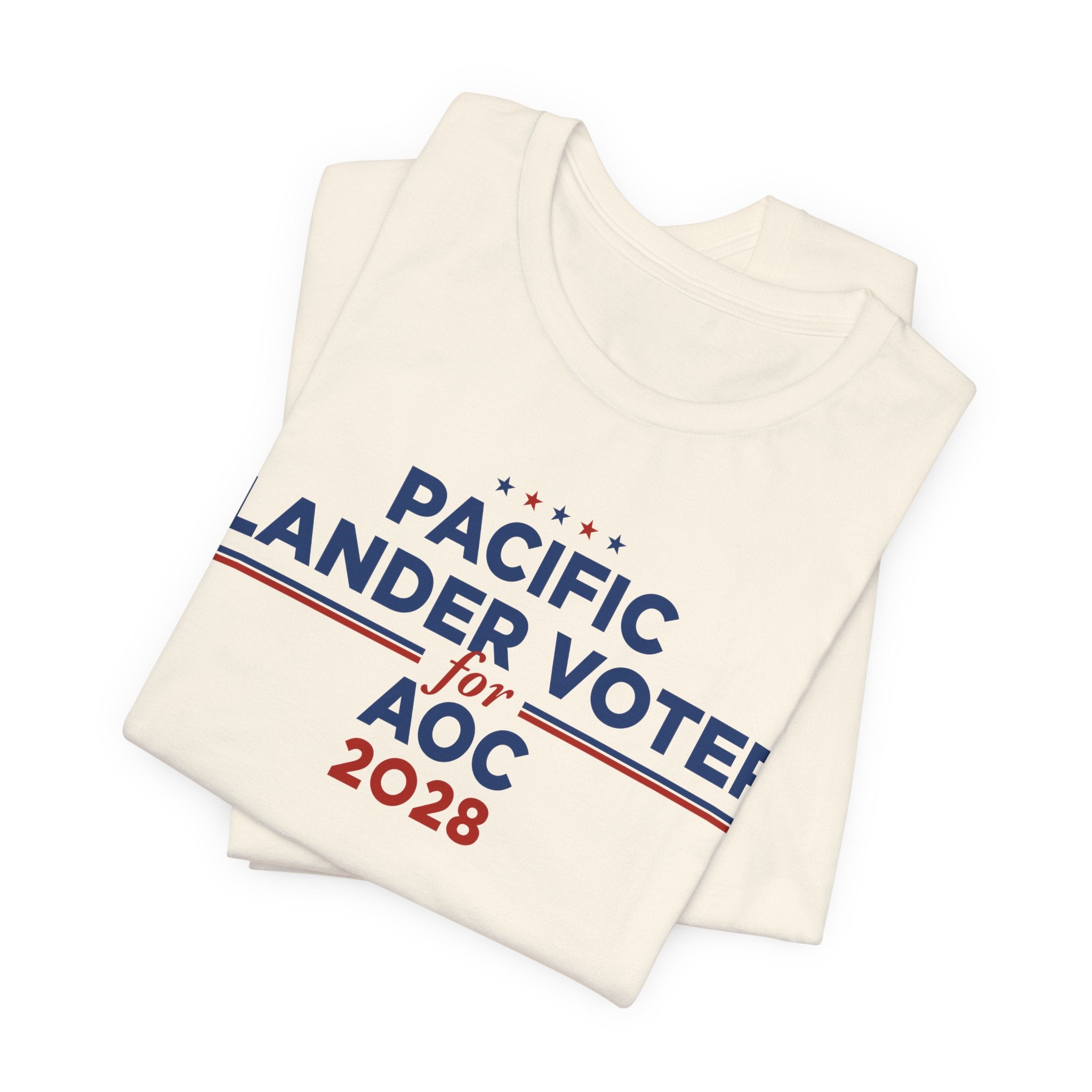 Pacific Islander Voters for AOC for President Campaign T-Shirt 2028