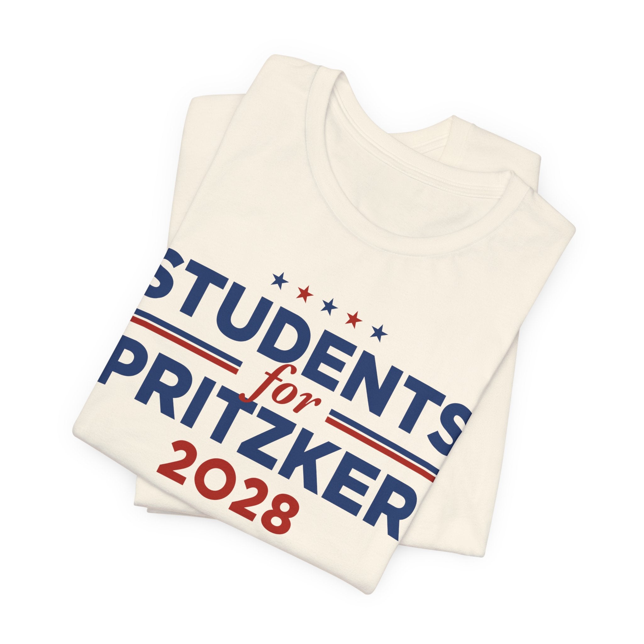 Students for J.B. Pritzker for President Campaign T-Shirt 2028