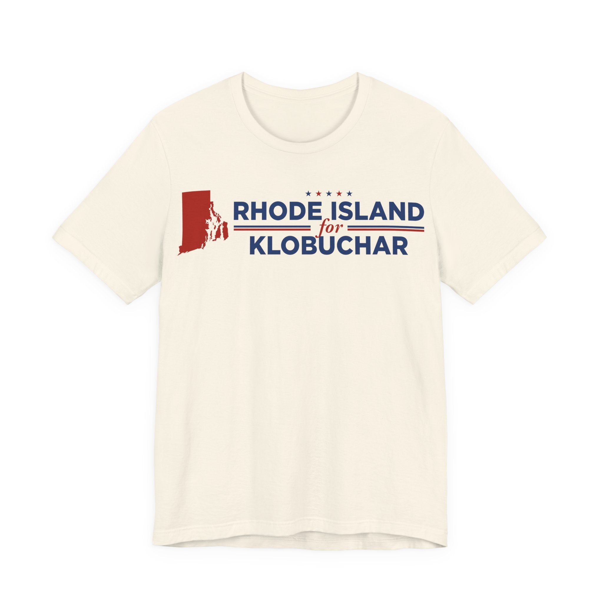 Rhode Island for Amy Klobuchar for President Campaign T-Shirt 2028