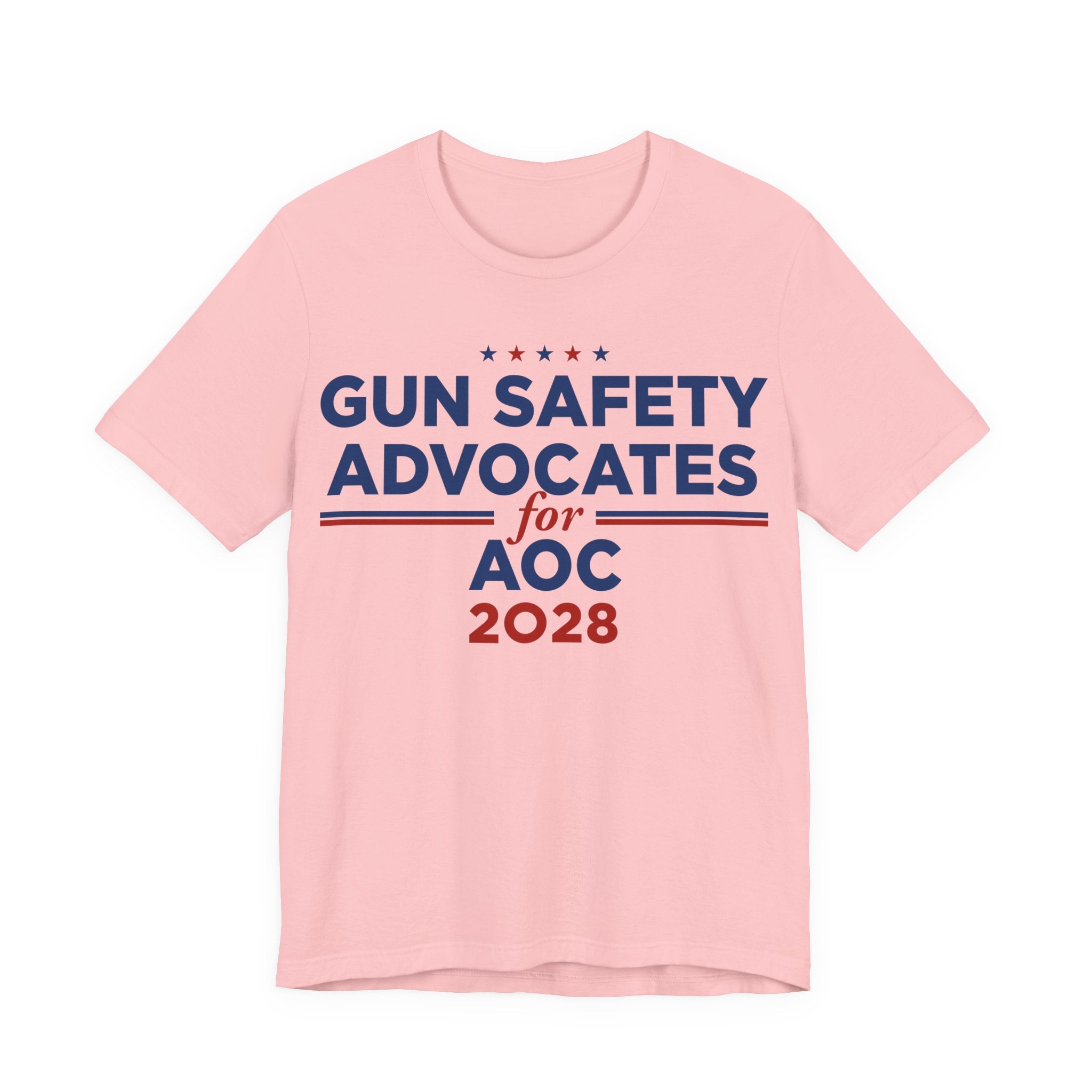 Gun Safety Advocates for AOC for President Campaign T-Shirt 2028
