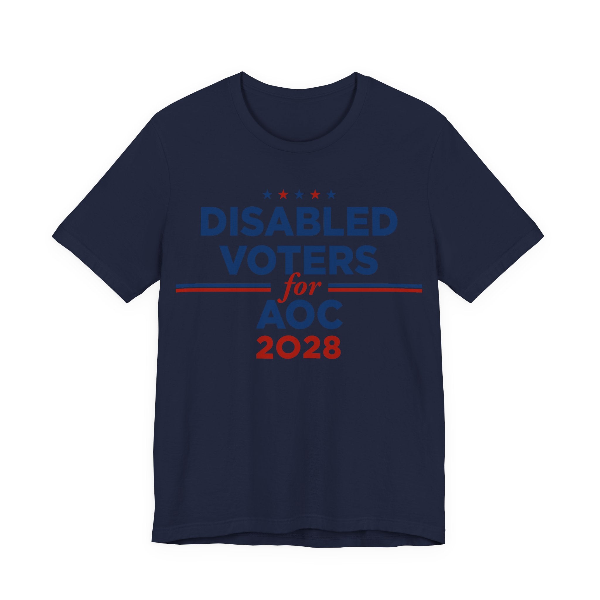 Disabled Voters for AOC for President Campaign T-Shirt 2028