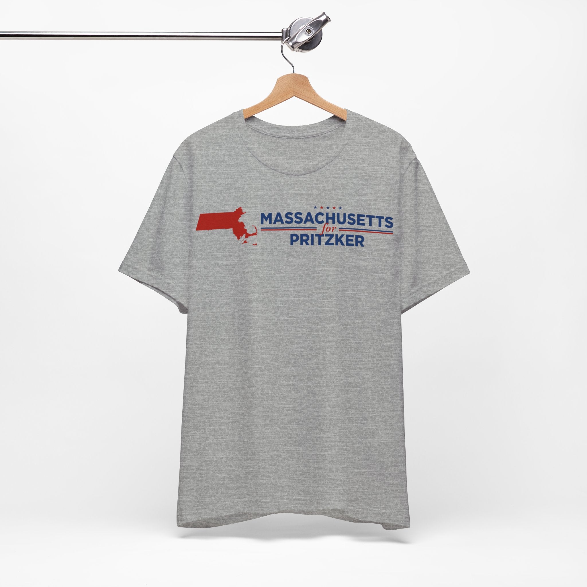Massachusetts for J.B. Pritzker for President Campaign T-Shirt 2028
