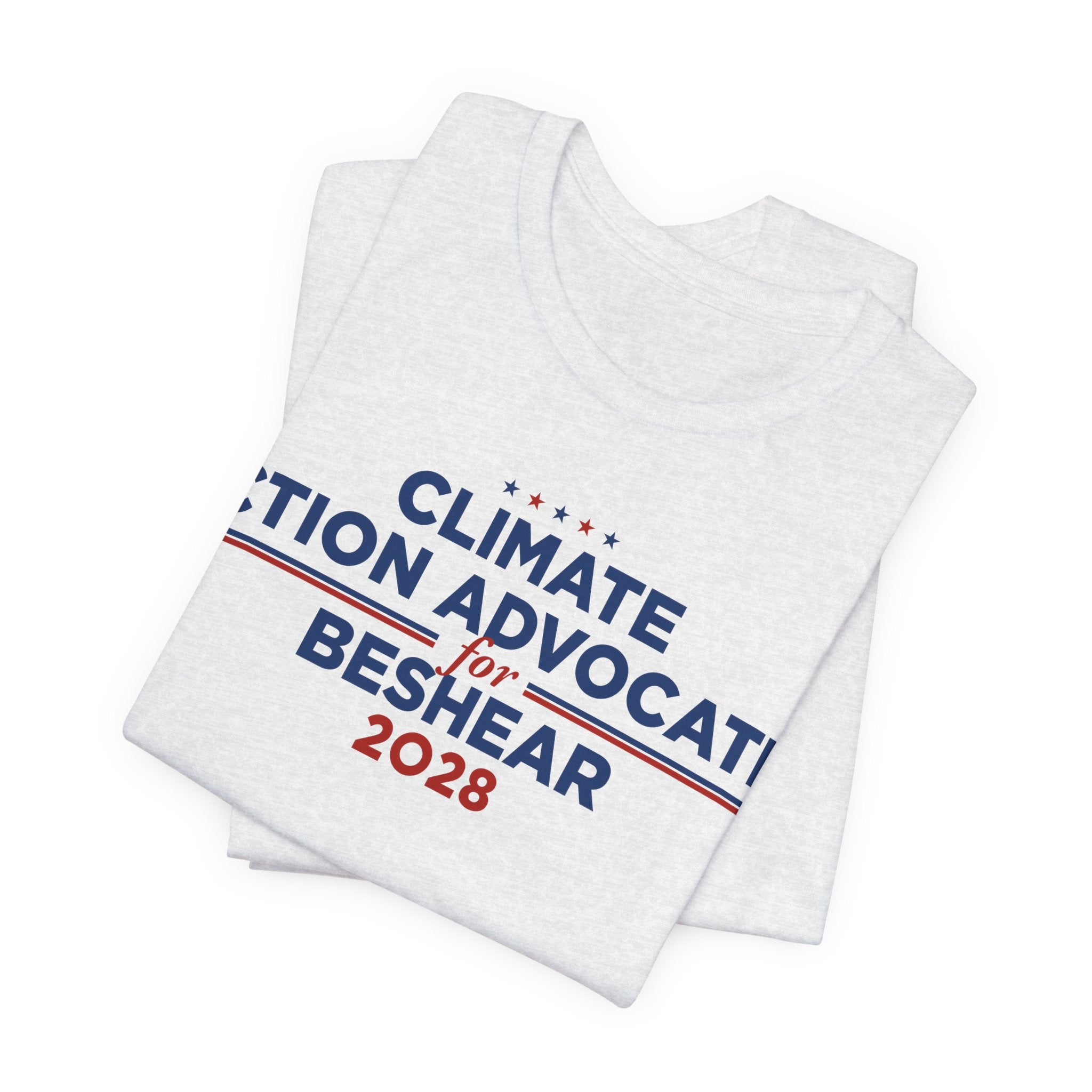 Climate Action Advocates for Beshear 2028 T-Shirt | Bella+Canvas 3001 Political Graphic Tee
