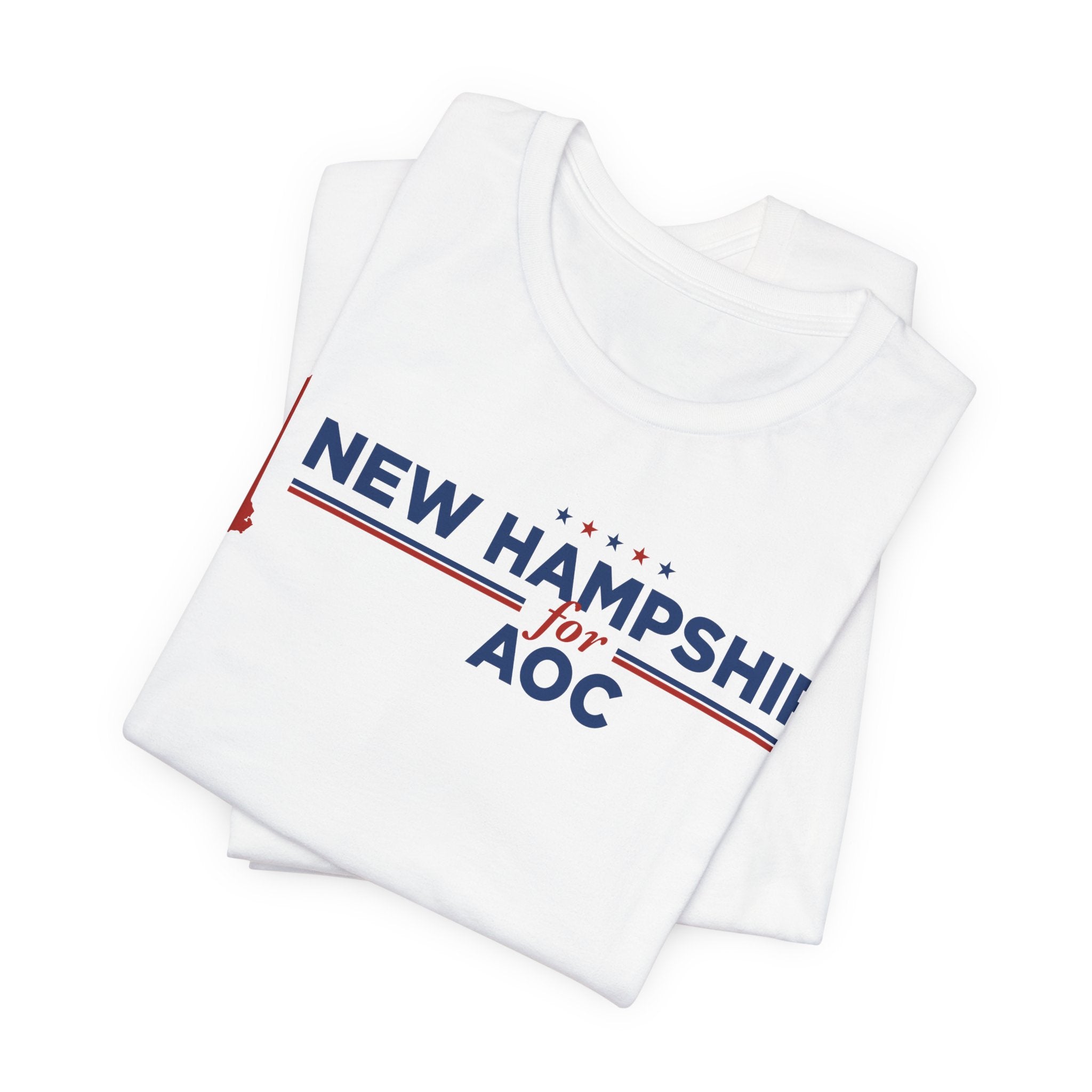 New Hampshire for AOC for President Campaign T-Shirt 2028