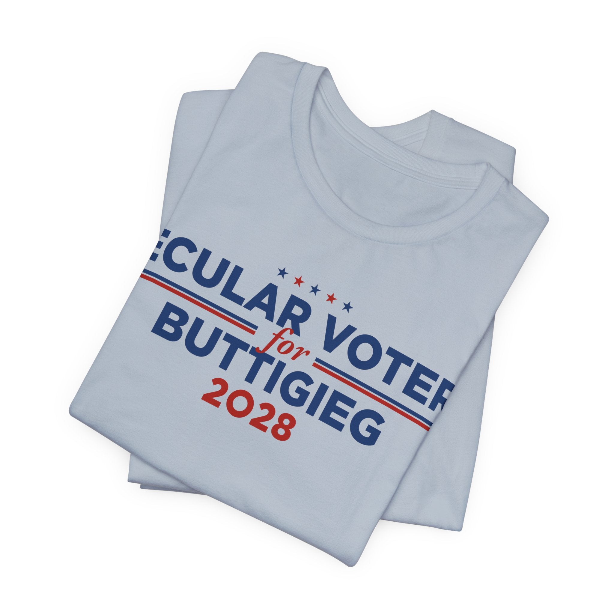 Secular Voters for Pete Buttigieg for President Campaign T-Shirt 2028