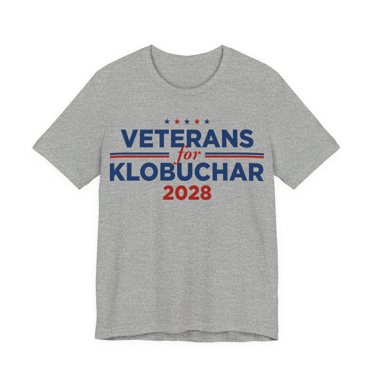 Veterans for Amy Klobuchar for President Campaign T-Shirt 2028