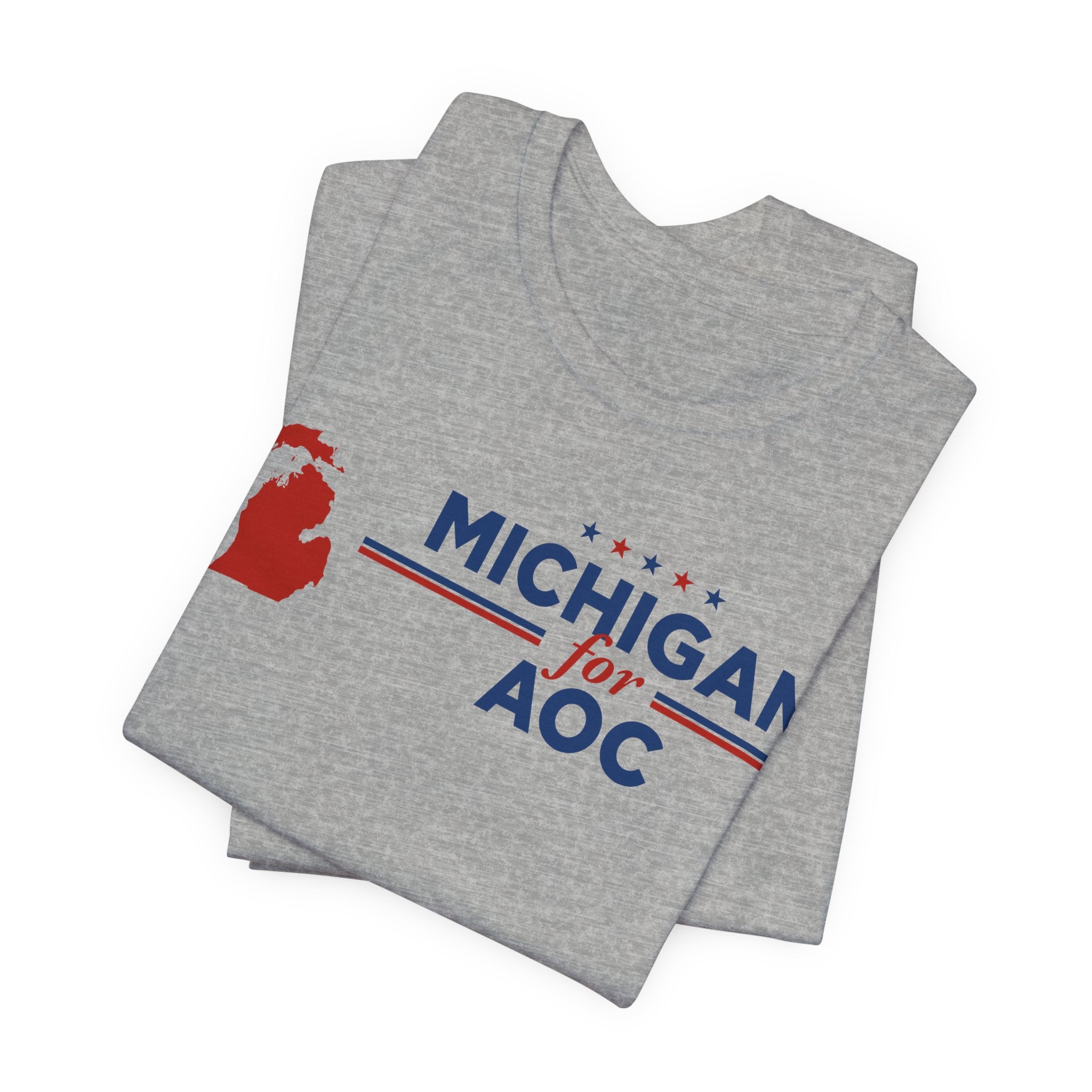 Michigan for AOC for President Campaign T-Shirt 2028