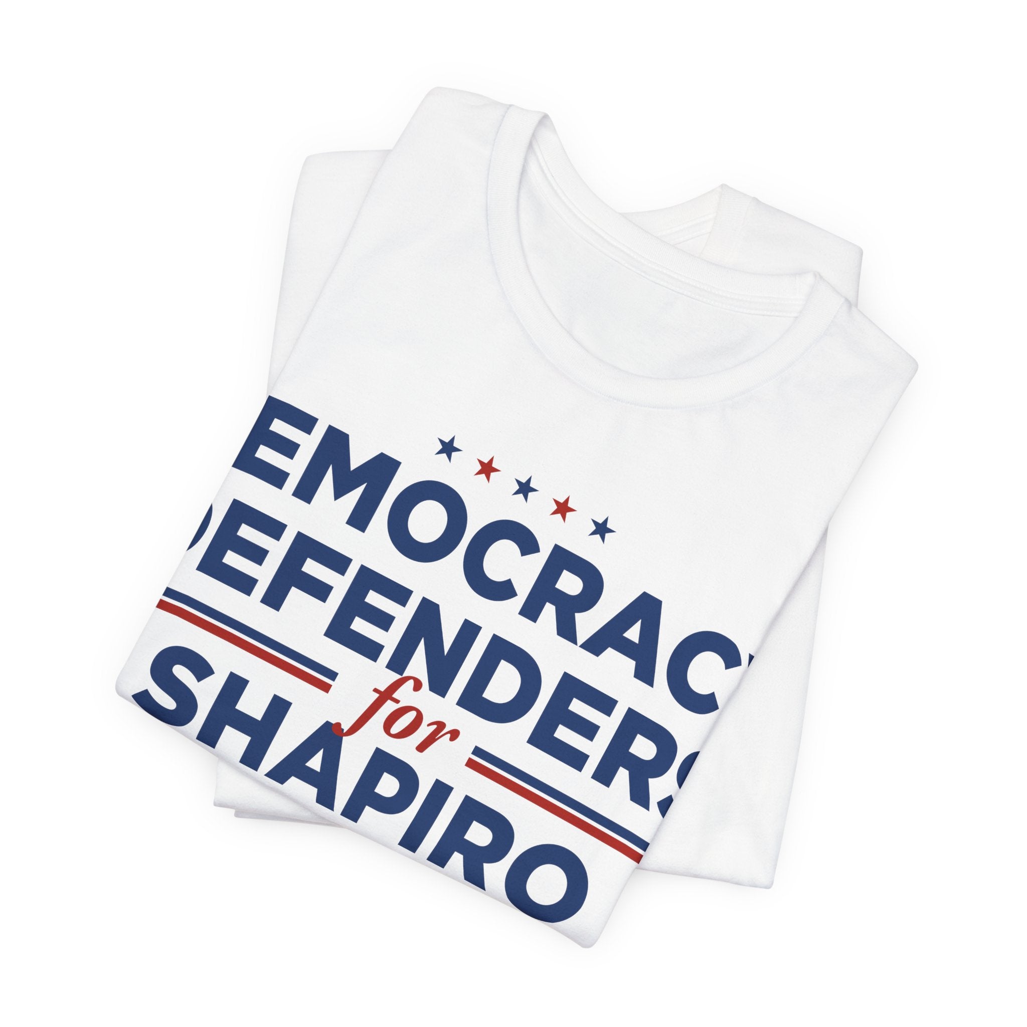 Democracy Defenders for Josh Shapiro for President Campaign T-Shirt 2028