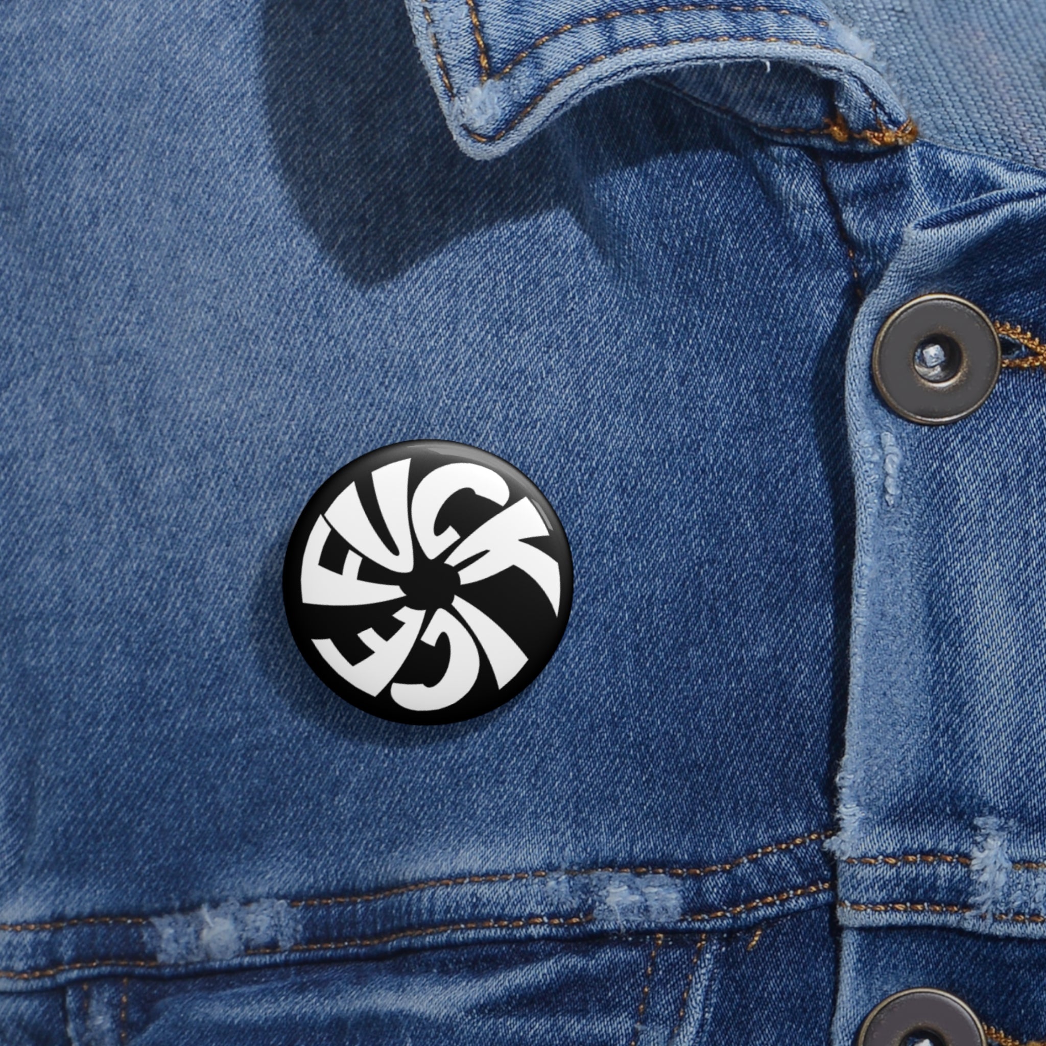 Fuck ICE Pin Button — Political Protest Badge