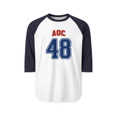 Team AOC - 48th President Vintage Varsity Baseball T-Shirt